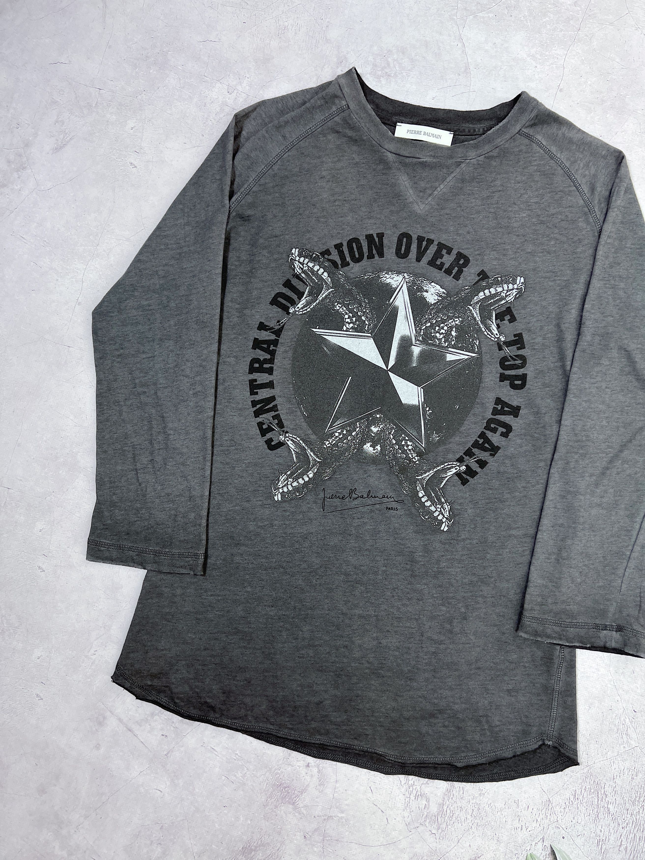 Designer × Pierre Balmain Pierre Balmain T-Shirt LS Snakes Star Size US S / EU 44-46 / 1 - 4 Thumbnail