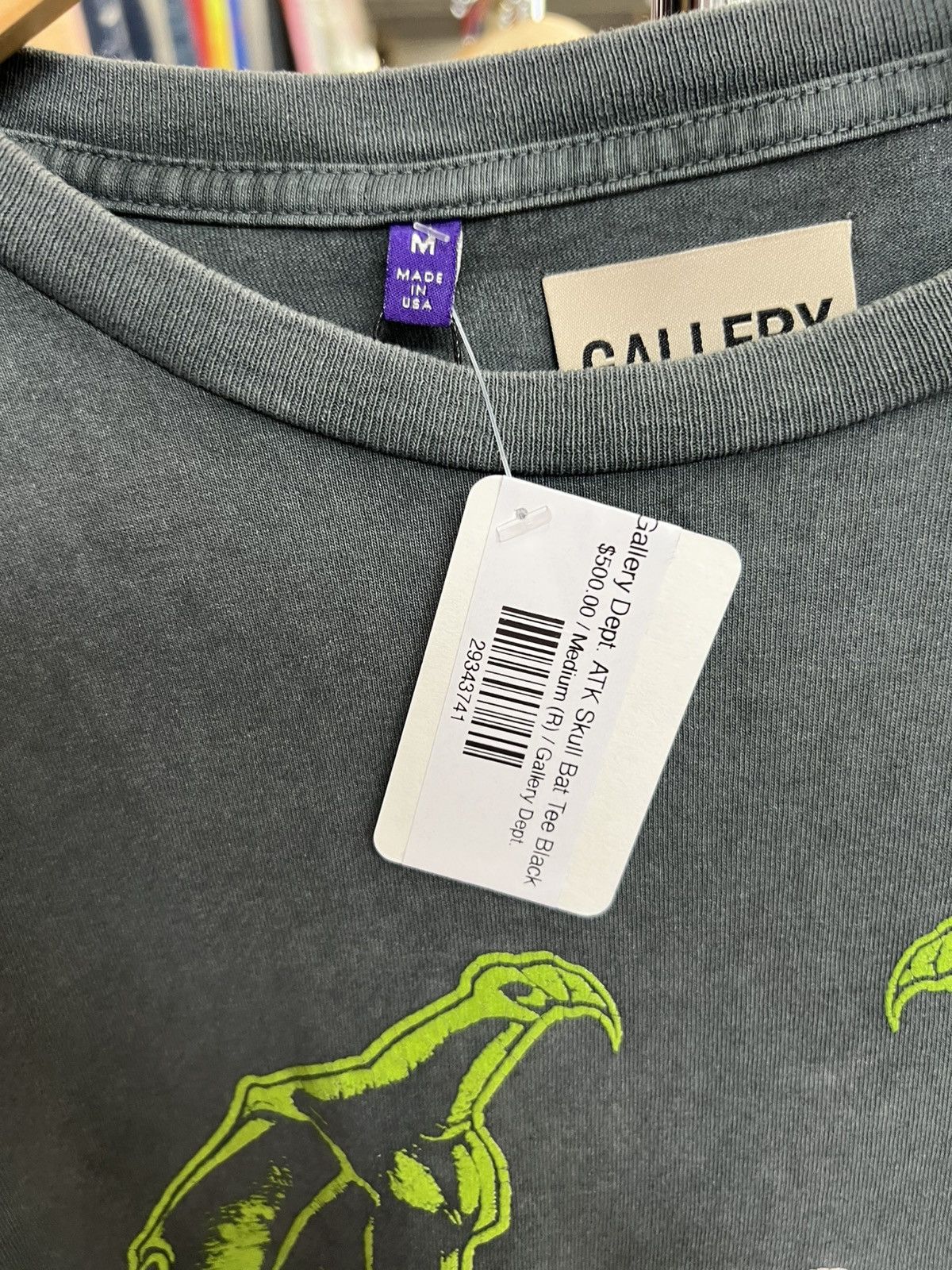 Gallery Dept. Gallery Dept ATK Skull Bar Tee Size US M / EU 48-50 / 2 - 3 Thumbnail