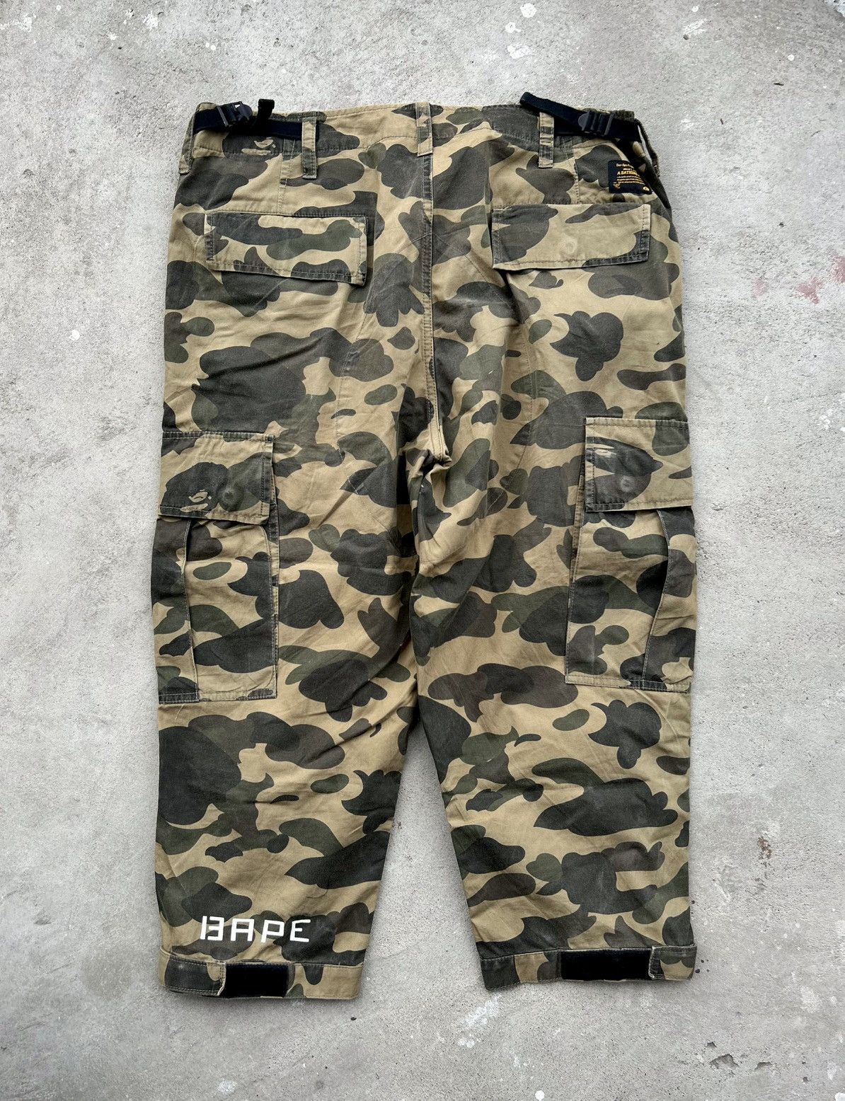 Bape CRAZY RARE BAPE NIGO FIRST CAMO CROPPED PANTS Size US 32 / EU 48 - 2 Thumbnail