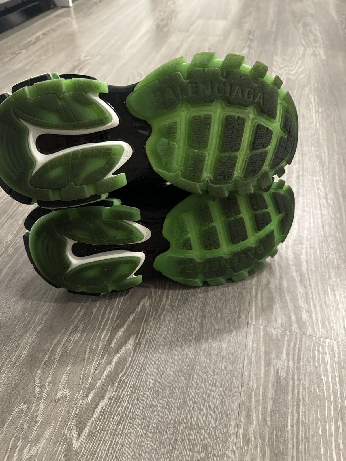 Balenciaga Balenciaga glow in dark sneakers Size US 12 / EU 45 - 5 Thumbnail