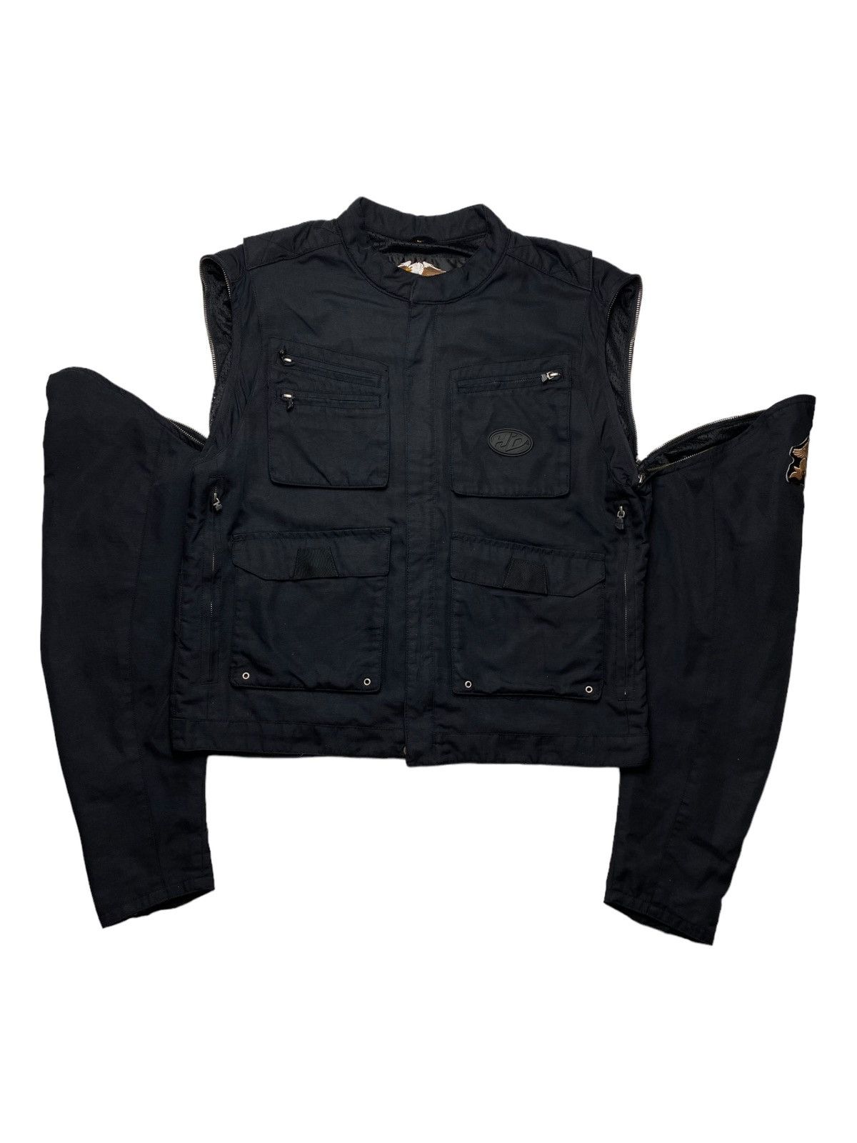 14th Addiction 2000s Harley Davidson - Detachable Cargo Jacket Size US L / EU 52-54 / 3 - 1 Thumbnail