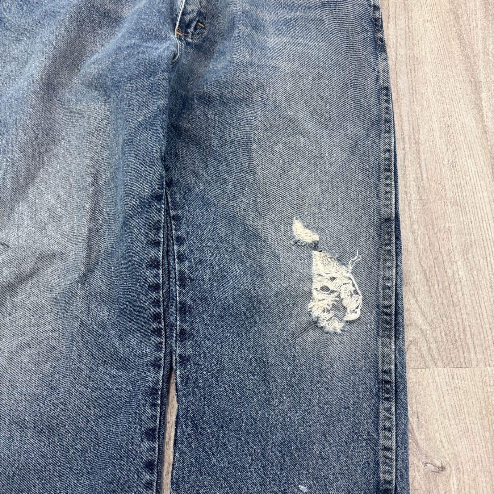 Wrangler Vintage Wrangler Jeans Men's 36 x 29 Blue Distressed Western Size US 36 / EU 52 - 3 Thumbnail