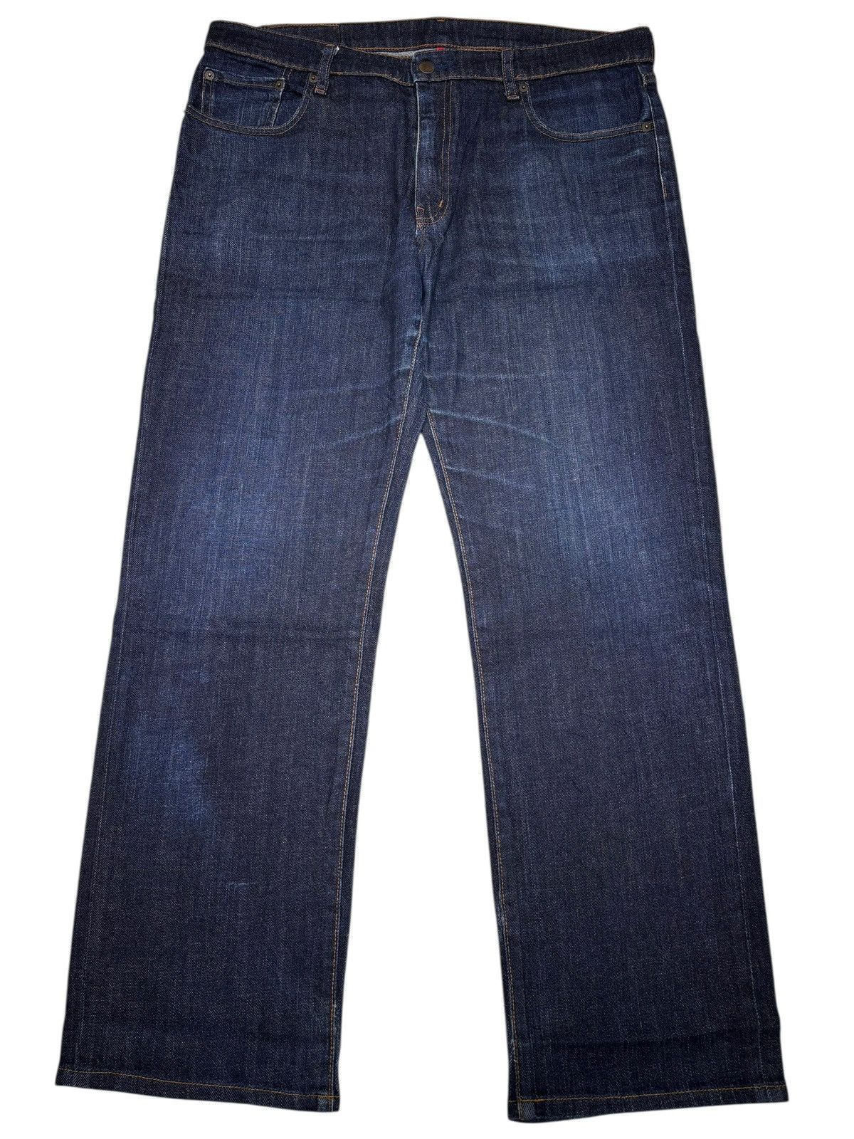 Undercover × Uniqlo UNIQLO S003 BAGGY LOOSE BLUE DENIM JEANS Size US 37 - 1 Thumbnail