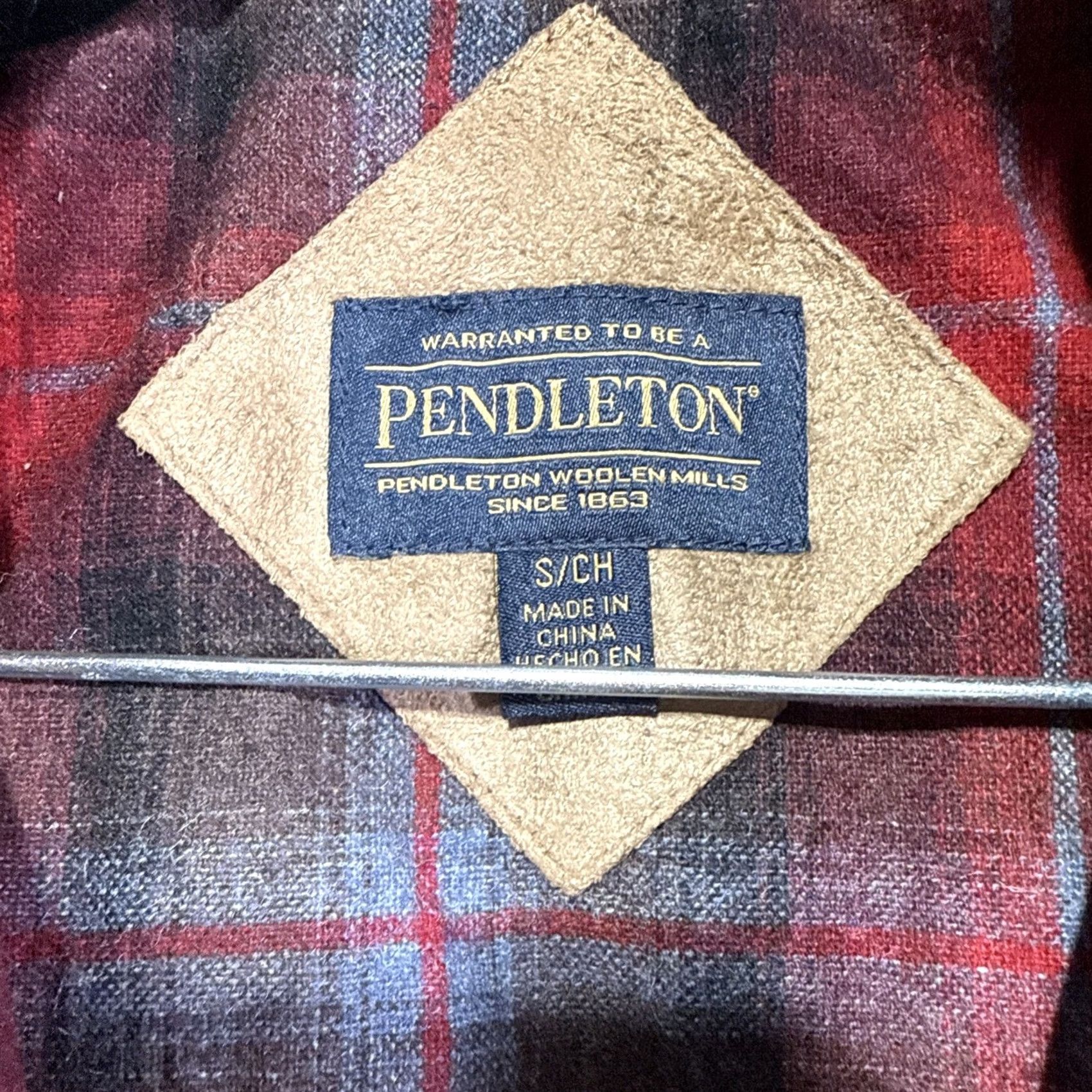 Pendleton Pendleton Jacket Fleece Full Zip Mid-Length Red Burgundy Size S Women Size S / US 4 / IT 40 - 5 Thumbnail