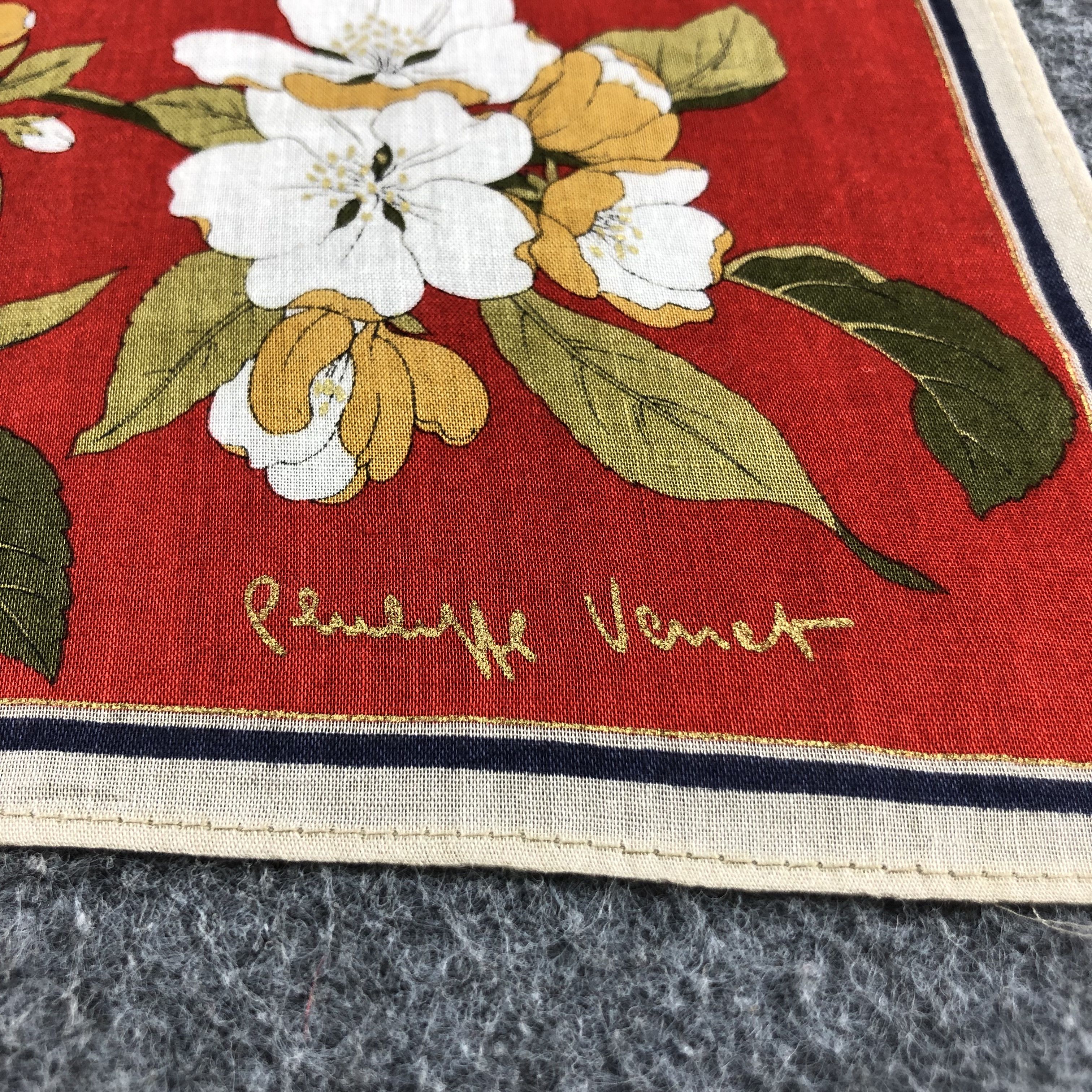 Vintage Philippe Venet Handkerchief Neckerchief Bandana H1381 Size ONE SIZE - 2 Thumbnail