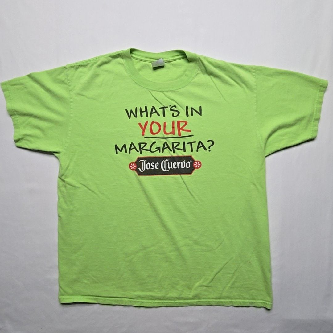 Anvil Jose Cuervo Margarita Tee What's In Your Drink Green XL Size US XL / EU 56 / 4 - 1 Thumbnail
