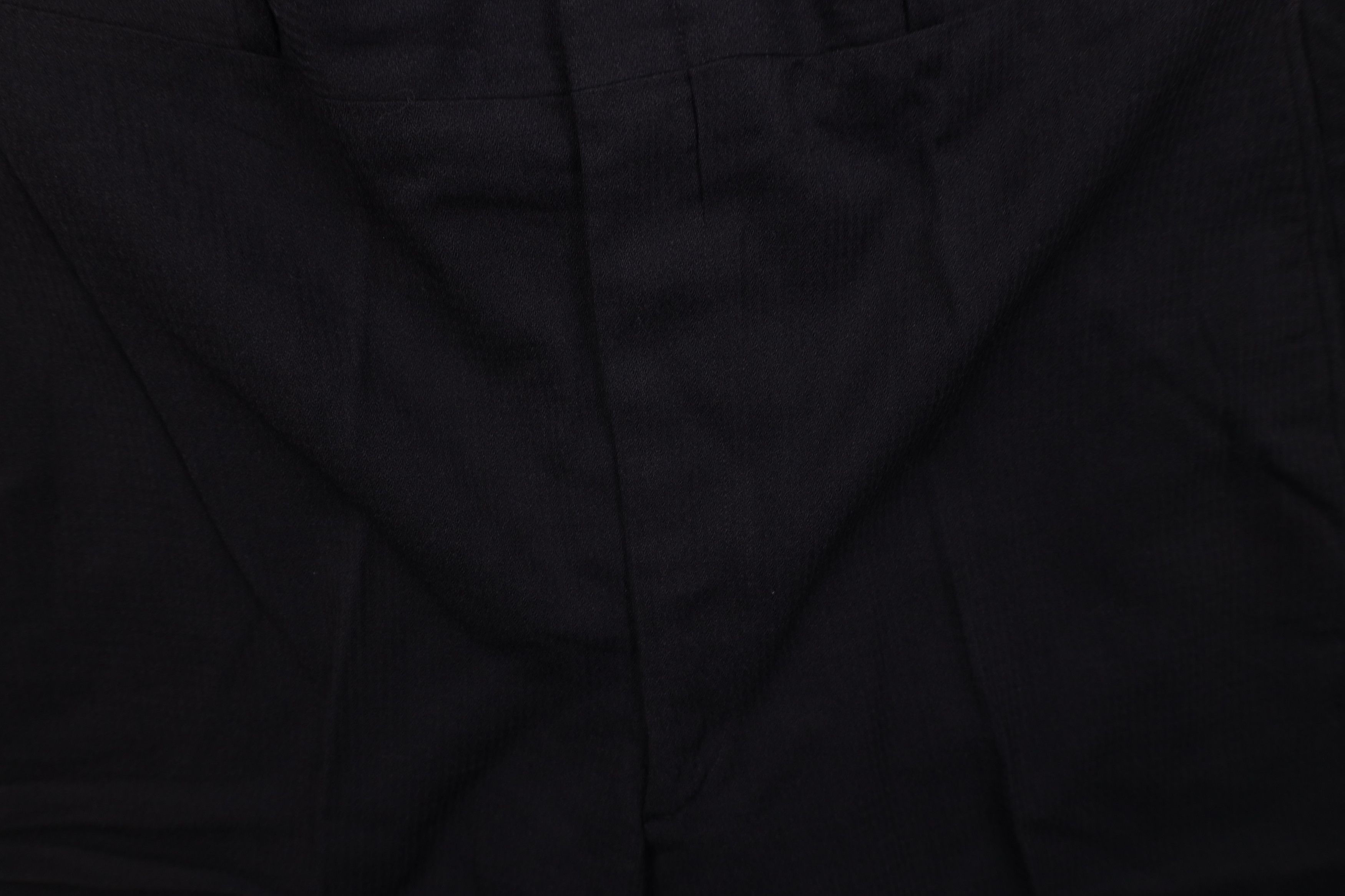Vintage Vintage 50s Rockabilly Gabardine Knit Chino Pants Black USA Size US 34 / EU 50 - 6 Thumbnail