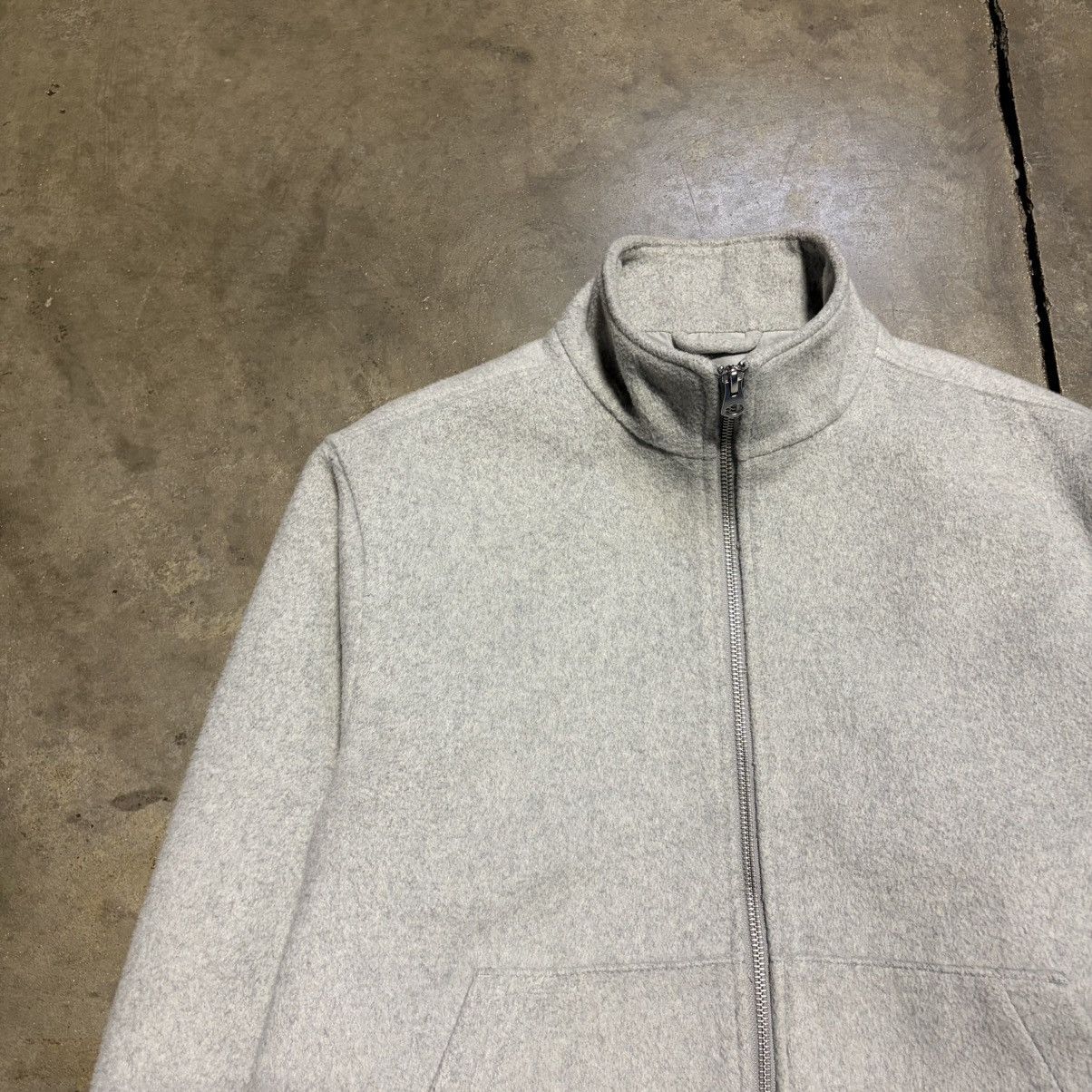 Express Express Bomber Jacket Brushed Wool Blend Zip Up Cropped Size US M / EU 48-50 / 2 - 3 Thumbnail