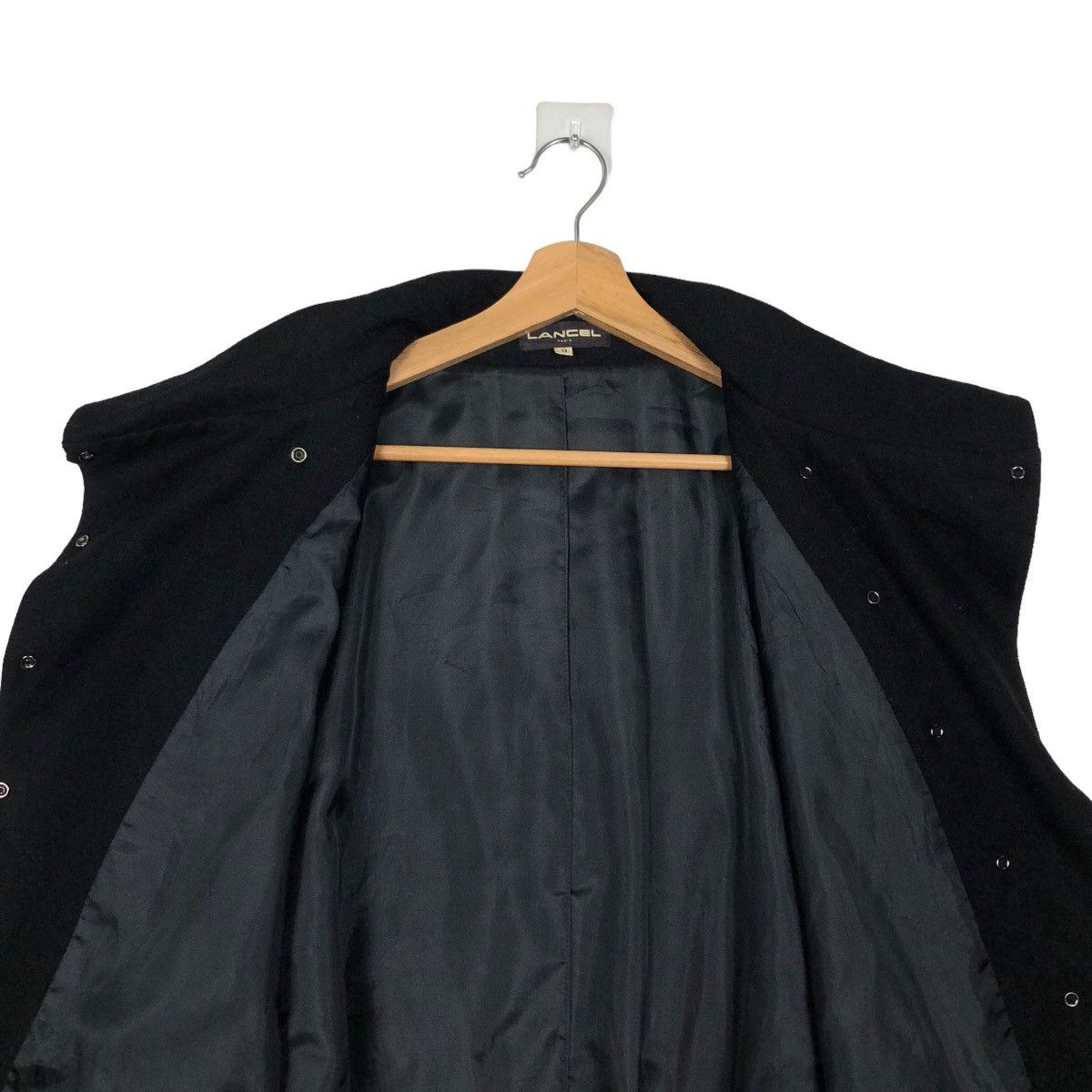 Lancel 🔥90’s Double Collar Wool Jacket Over Sized Lancel Paris Size US M / EU 48-50 / 2 - 11 Thumbnail