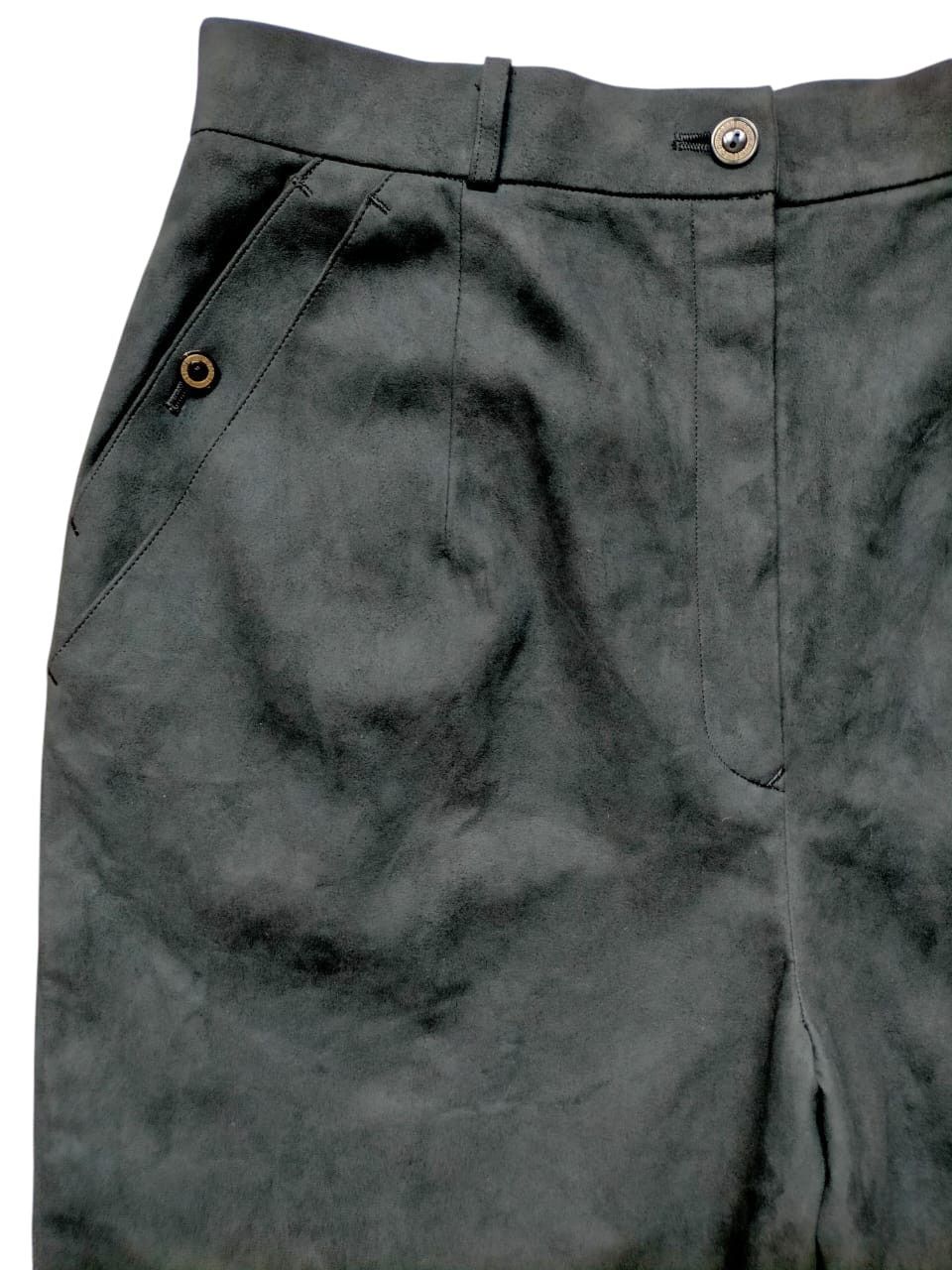 Christian Dior Monsieur Christian Dior Sport Moleskin Black Pants Size US 29 - 6 Thumbnail