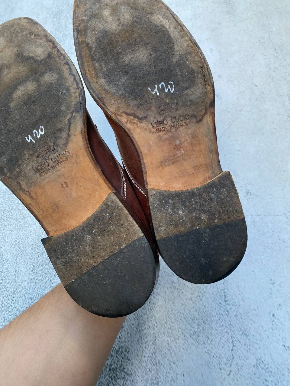 Other Vintage Guidi Dolce Gabbana style Leather Faded Shoes Size US 10 / EU 43 - 19 Thumbnail