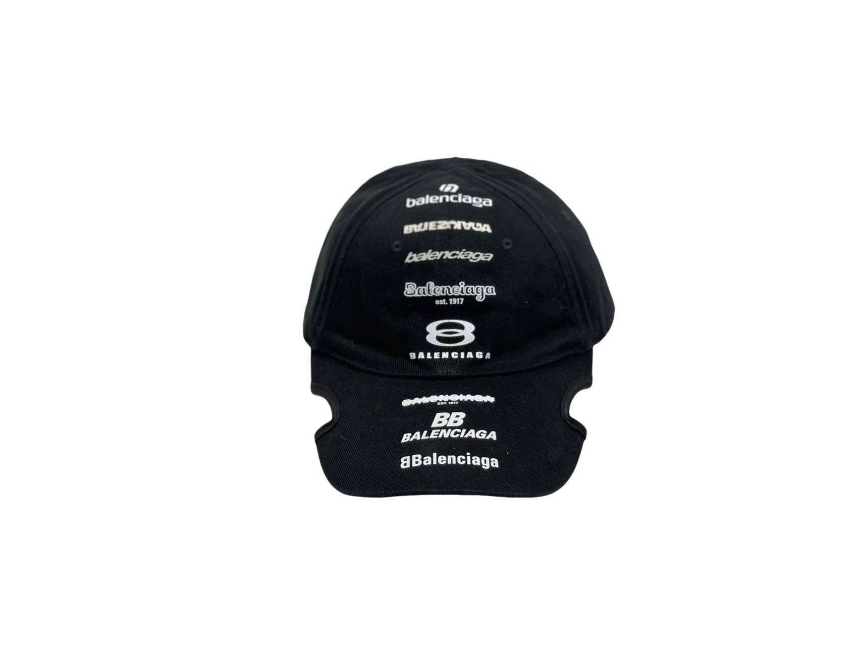 Balenciaga Balenciaga Screaming Logo Curved Brim Baseball Cap Size ONE SIZE - 3 Thumbnail