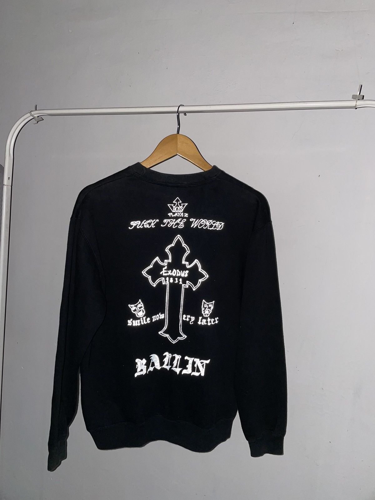 Designer × Rap Tees Tupac tattoo reflective sweatshirt Size US M / EU 48-50 / 2 - 10 Thumbnail