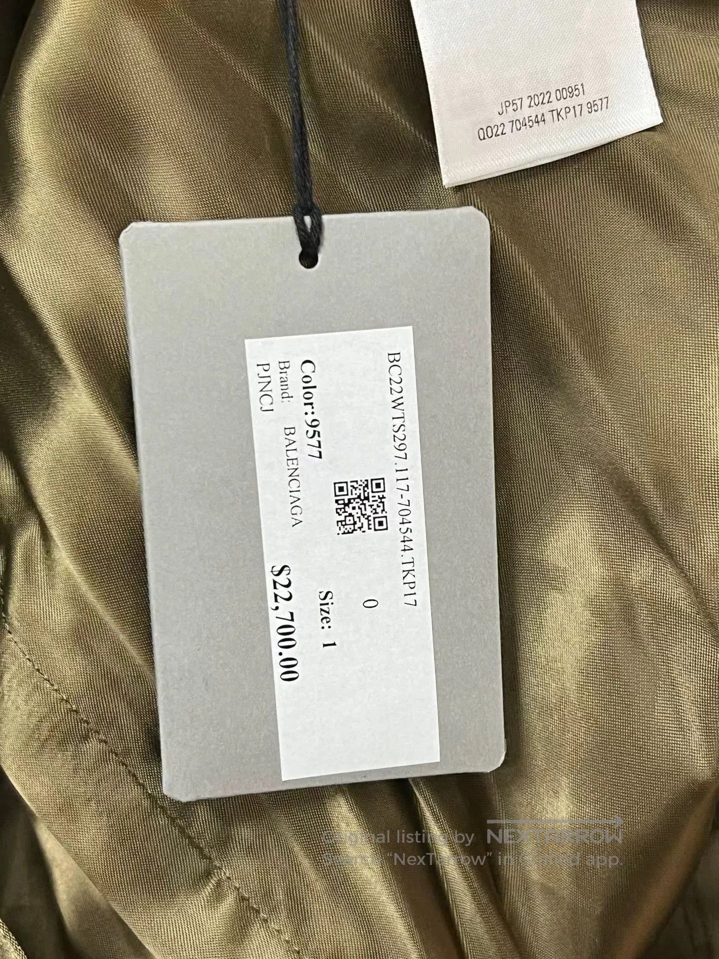 Balenciaga balenciaga towel coat in beige. Size XS / US 0-2 / IT 36-38 - 4 Thumbnail