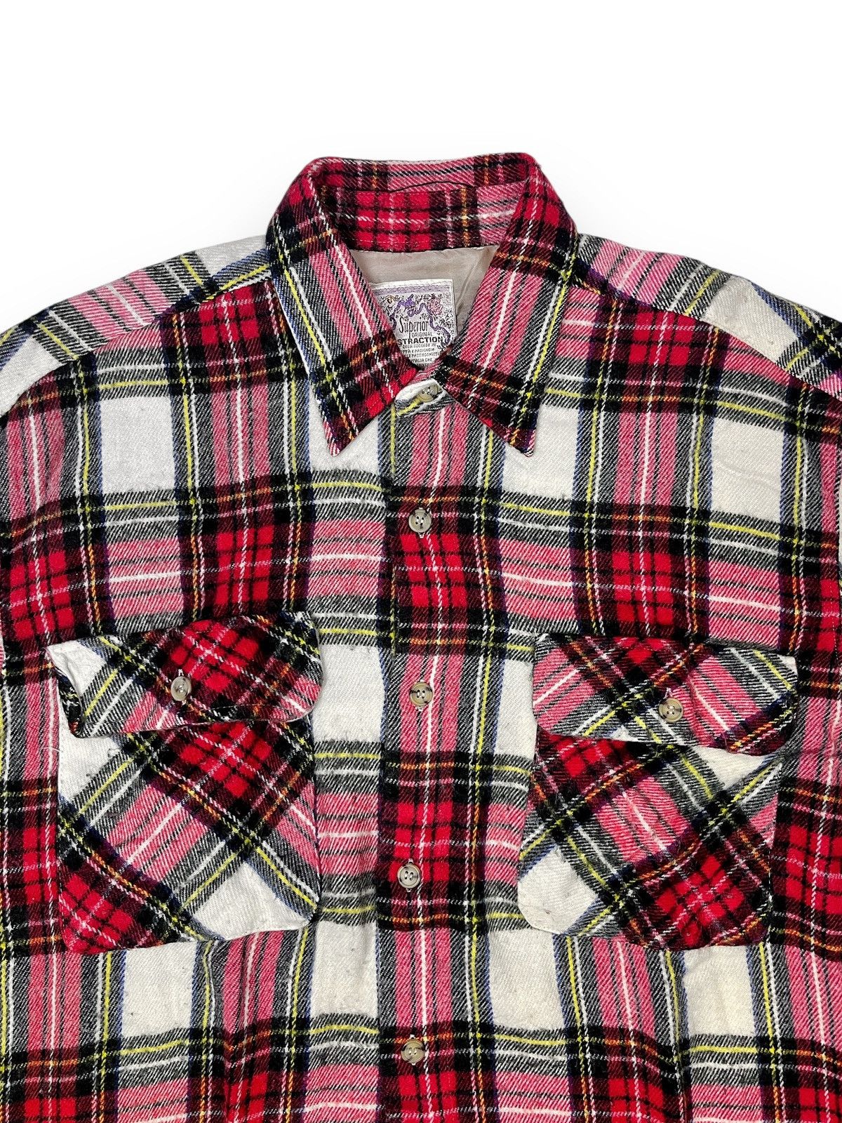 Vintage Field Event Double Pocket Vintage Outer Plaid Flannel Size US XL / EU 56 / 4 - 2 Thumbnail