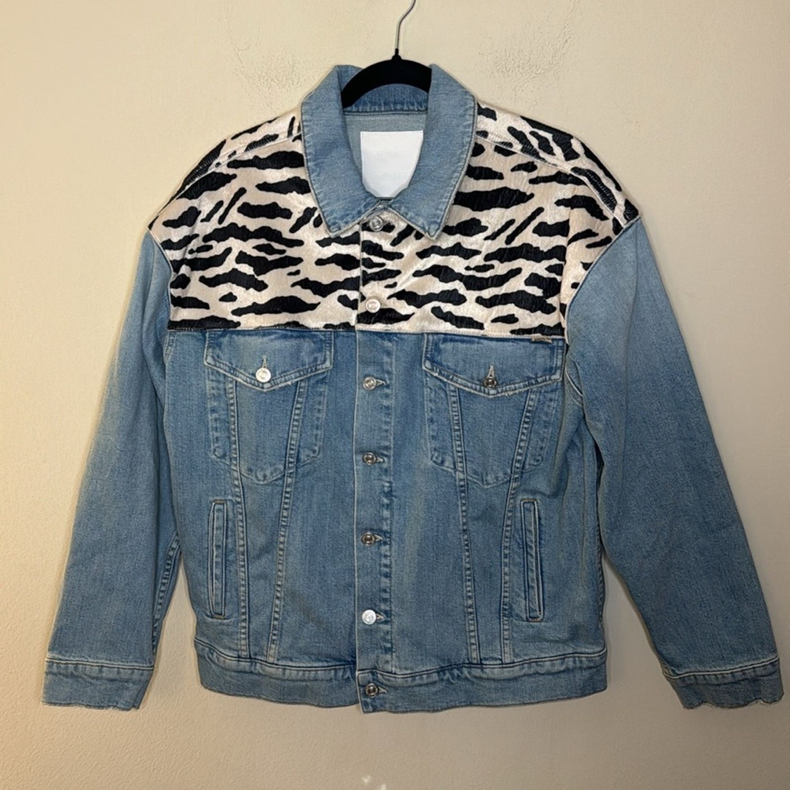 MOTHER MOTHER The Drop It Drifter Denim Jacket Size L Size L / US 10 / IT 46 - 3 Thumbnail
