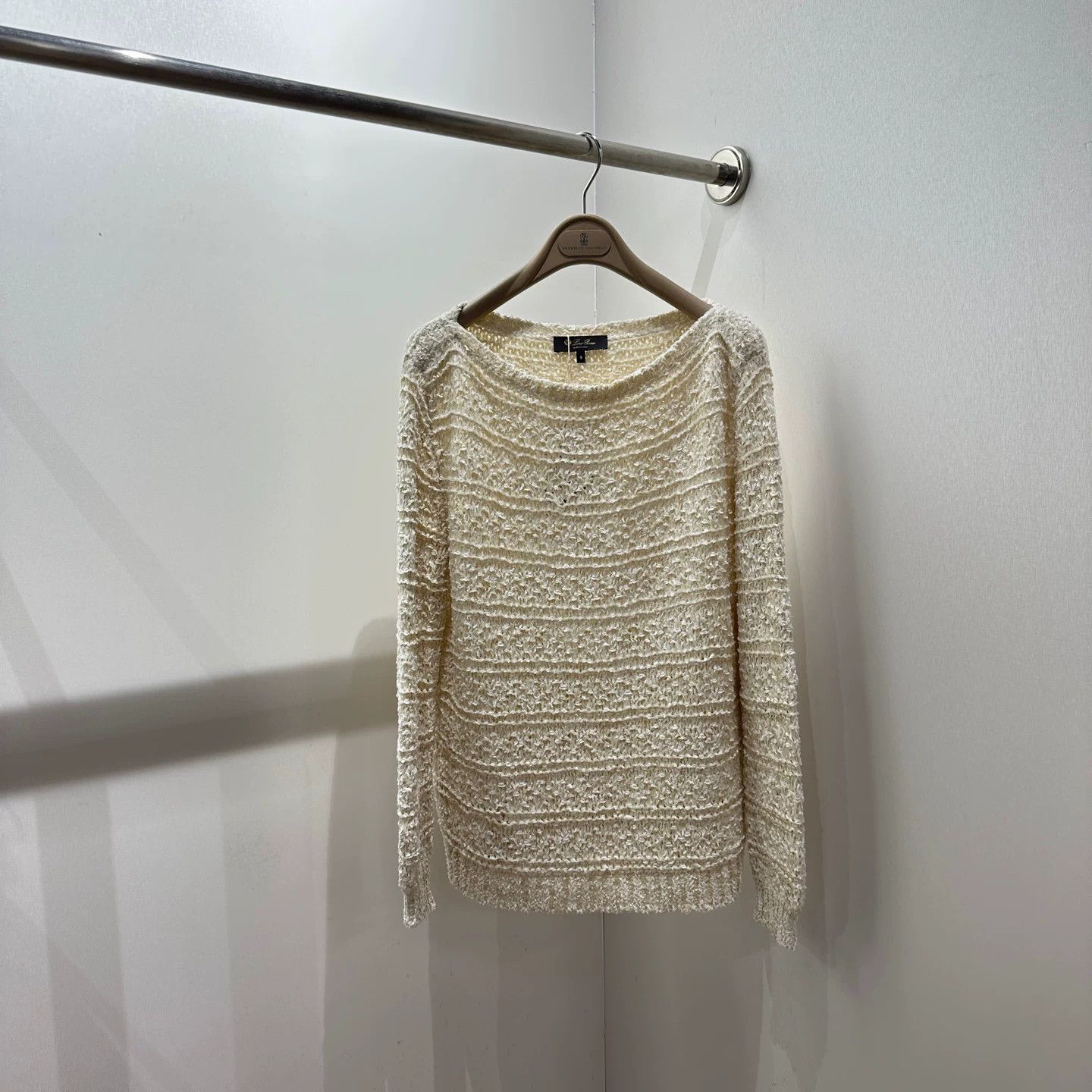 Loro Piana Loro Piana Knit White Dress S Women Size S / US 4 / IT 40 - 1 Thumbnail