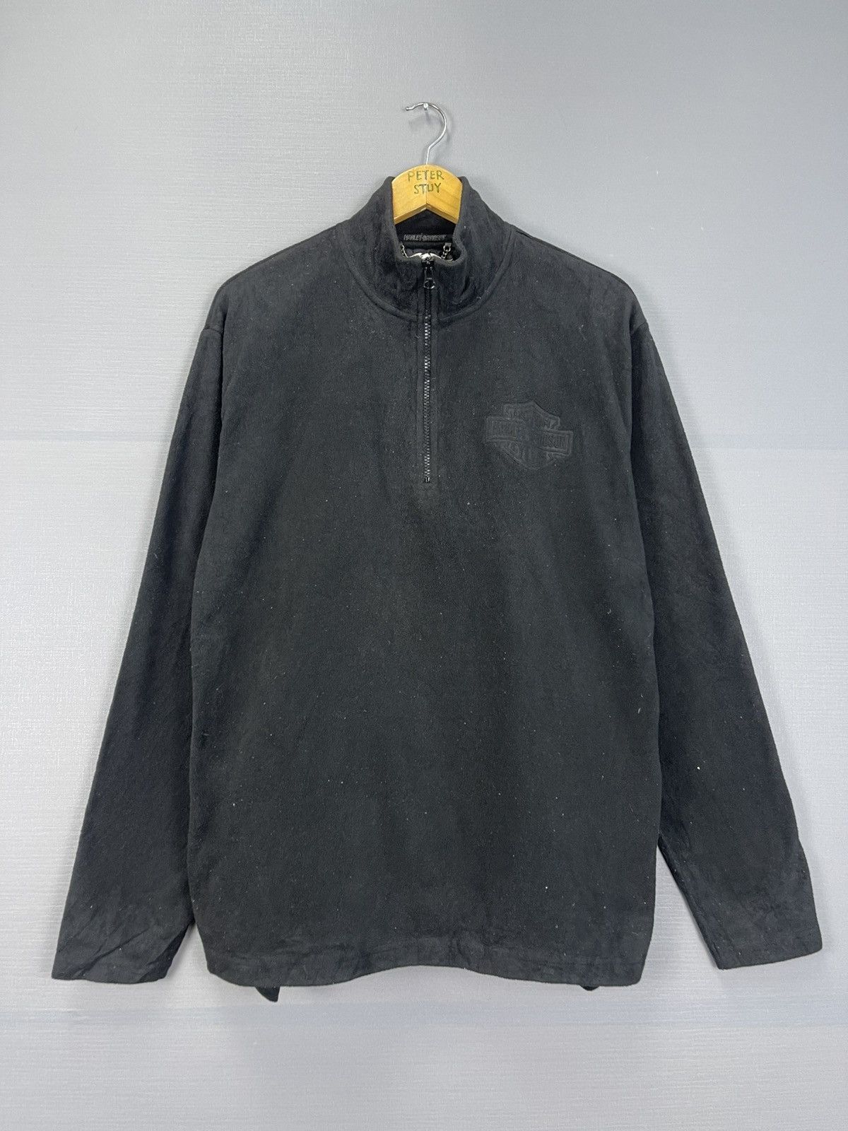 Harley Davidson × Vintage Vintage Harley Davidson Fleece Anorak Size US M / EU 48-50 / 2 - 2 Thumbnail