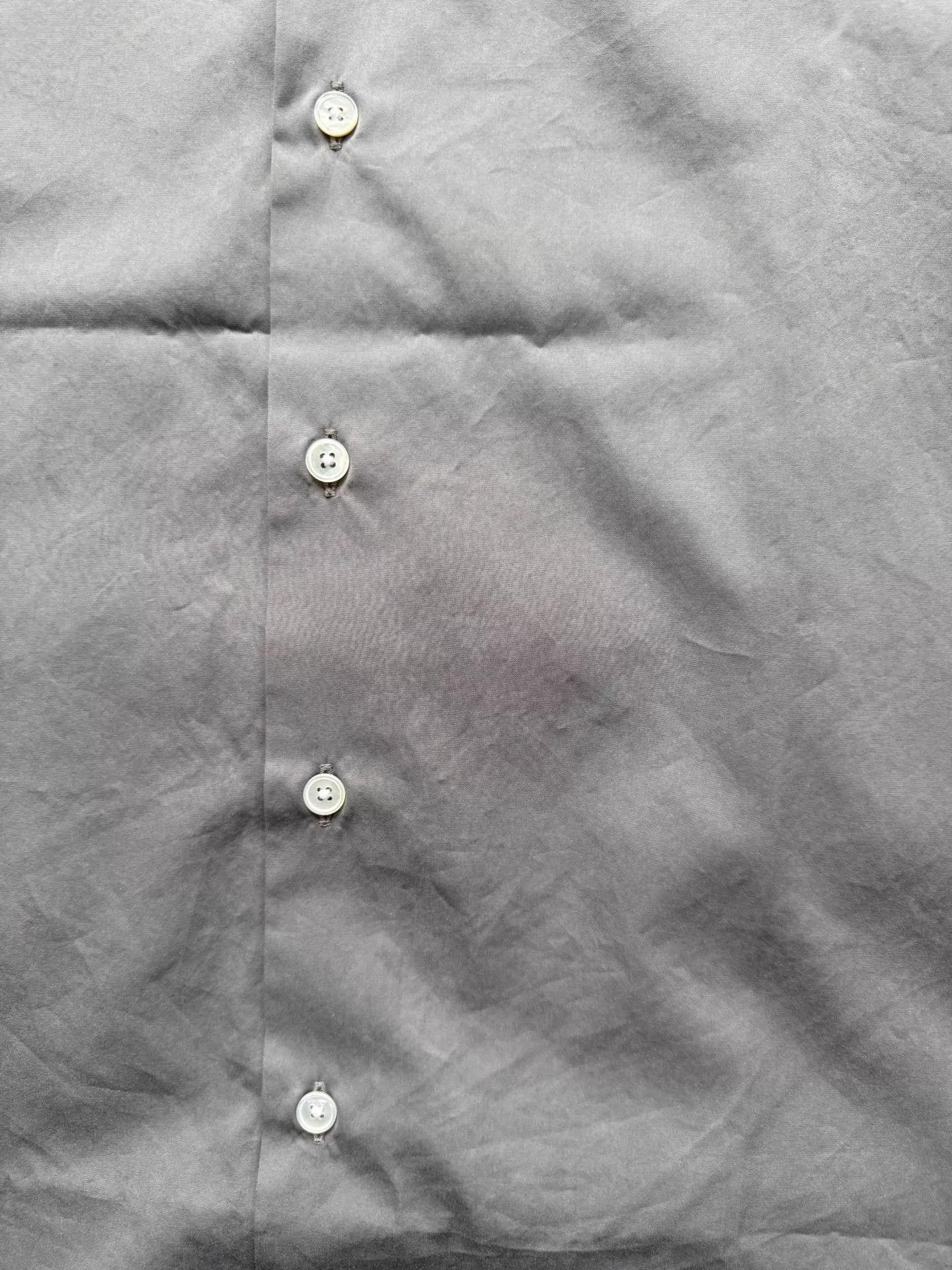 A.PRESSE A.PRESSE 25SS Collarless LS Shirt Gray 2 Size US M / EU 48-50 / 2 - 5 Thumbnail