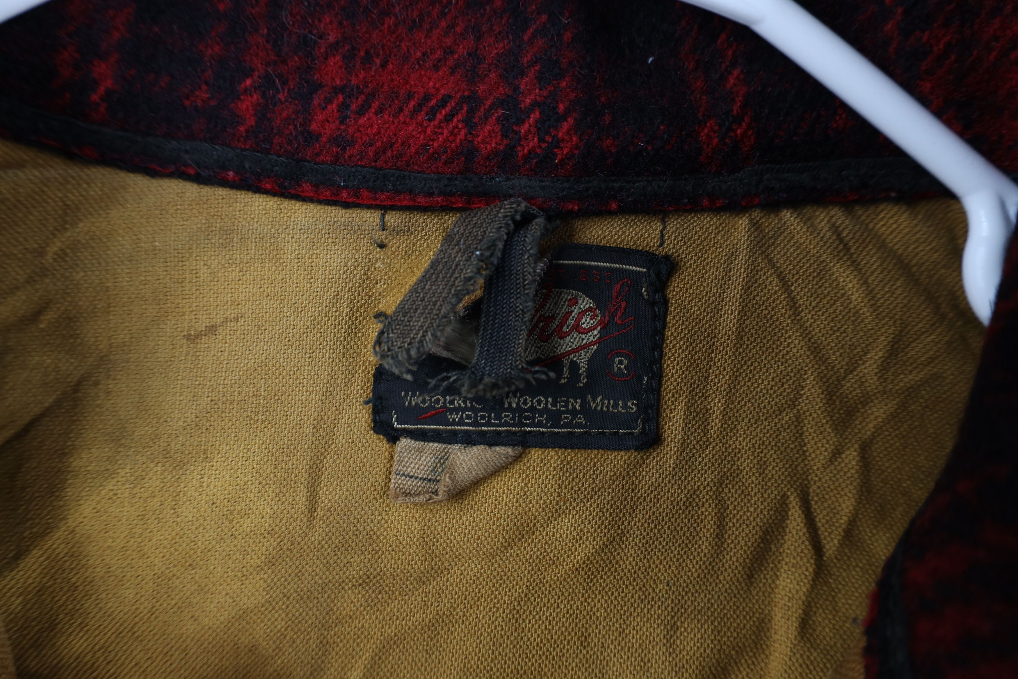 Woolrich Woolen Mills Vintage 50s Woolrich Heavyweight Wool Mackinaw Jacket USA Size US XXL / EU 58 / 5 - 11 Thumbnail