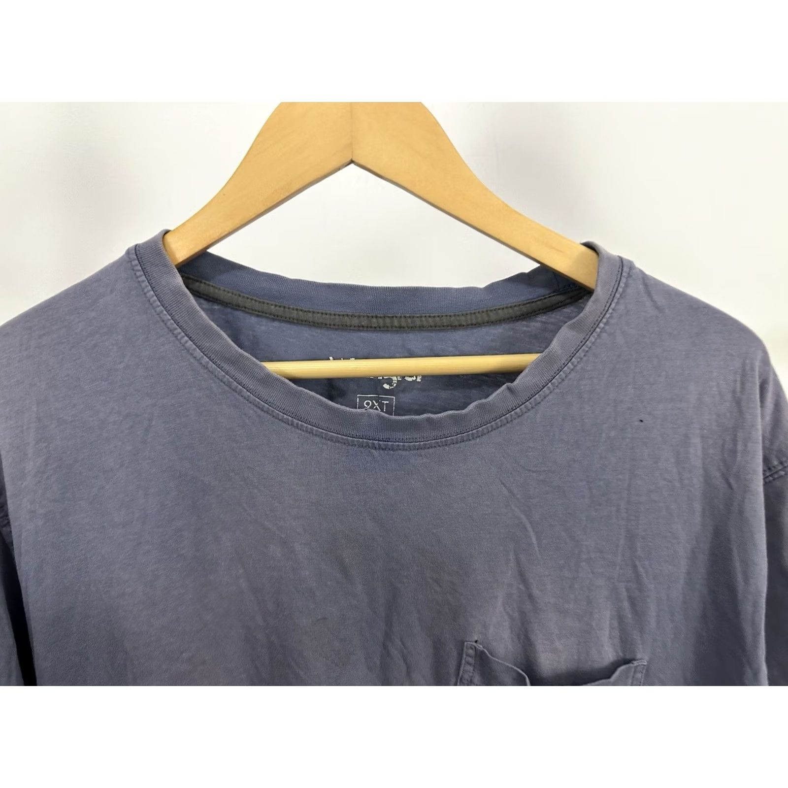 Wrangler VINTAGE Wrangler T-Shirt 2XT Blue Gradient Sun Faded Pocket Front Work WIP Mens Shirt Size US XXL / EU 58 / 5 - 6 Thumbnail