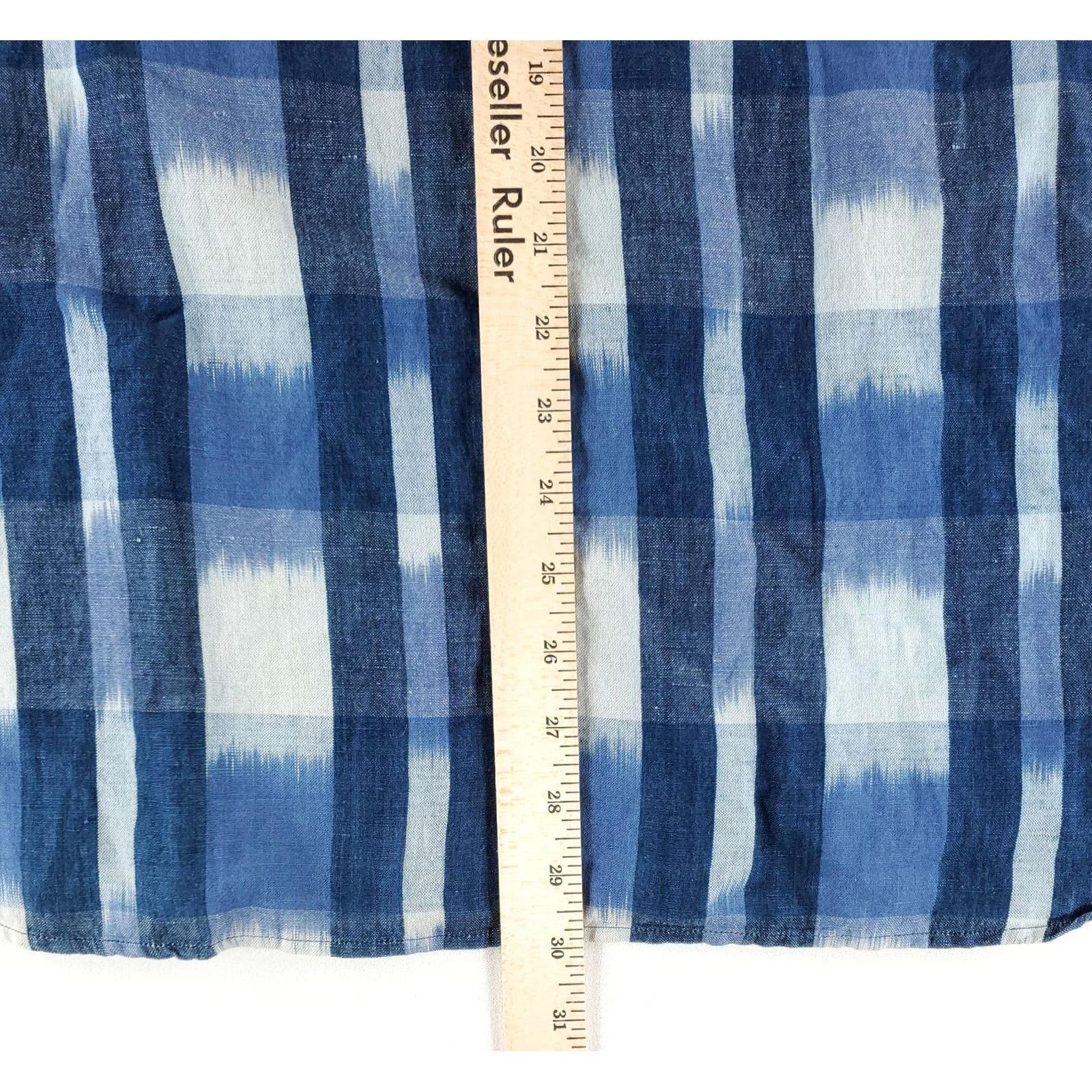 Polo Ralph Lauren Polo Ralph Lauren Shirt Button Up Cotton Linen Blend Blue Plaid Mens L Multicolor Long Sleeve Size US L / EU 52-54 / 3 - 7 Thumbnail