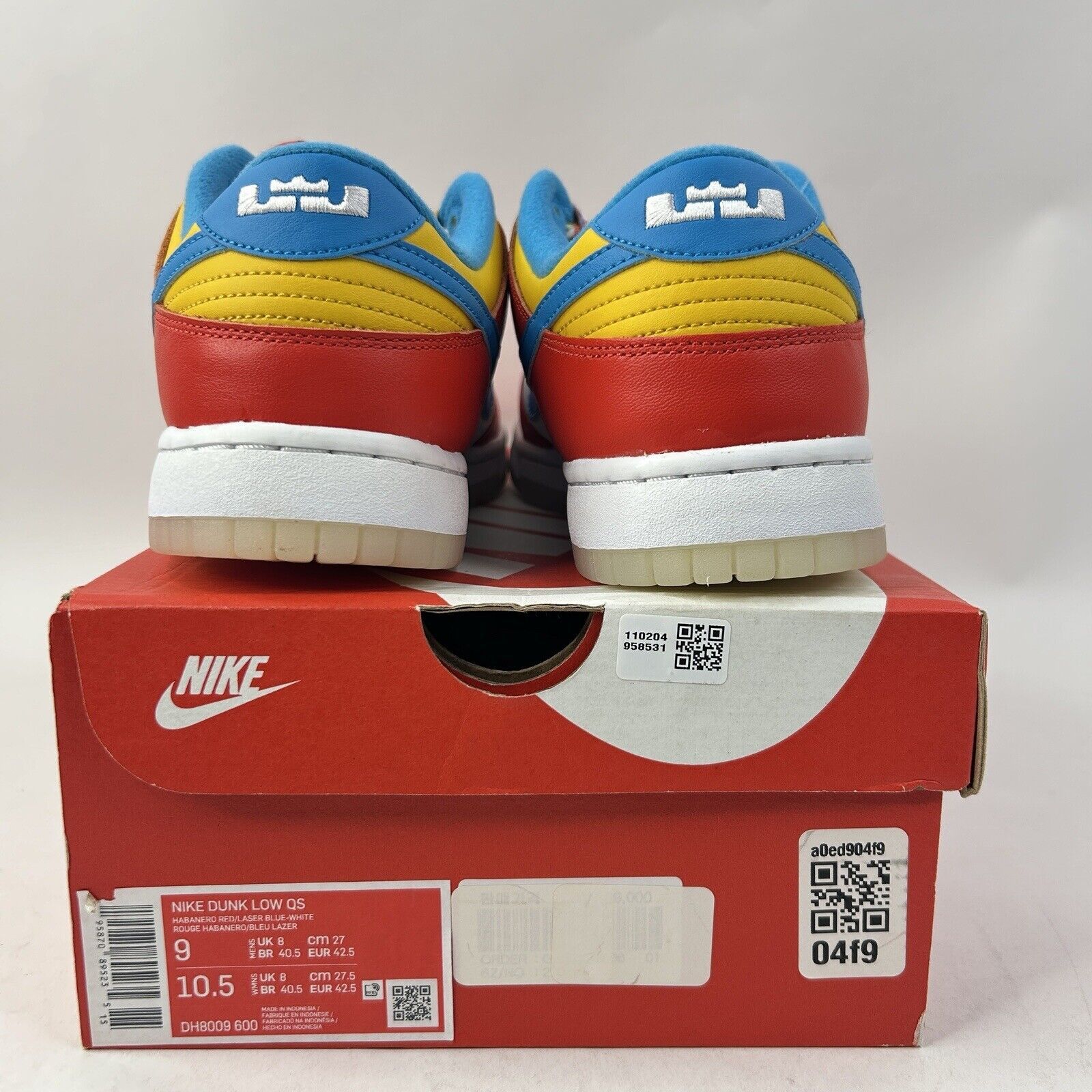 Nike Nike Dunk Low QS Lebron x “Fruity Pebbles” 2024 Size US 9 / EU 42 - 4 Thumbnail