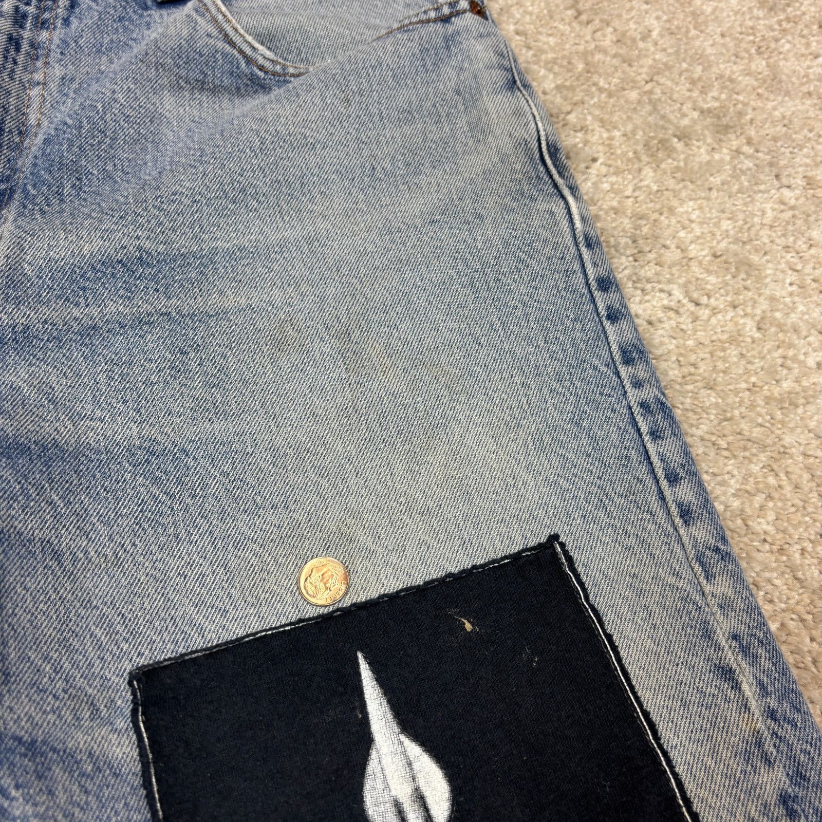 Levi's × Vintage Vintage 90s Levi's 505 Regular Fit Straight Leg Jeans 36x30 Size US 36 / EU 52 - 15 Thumbnail