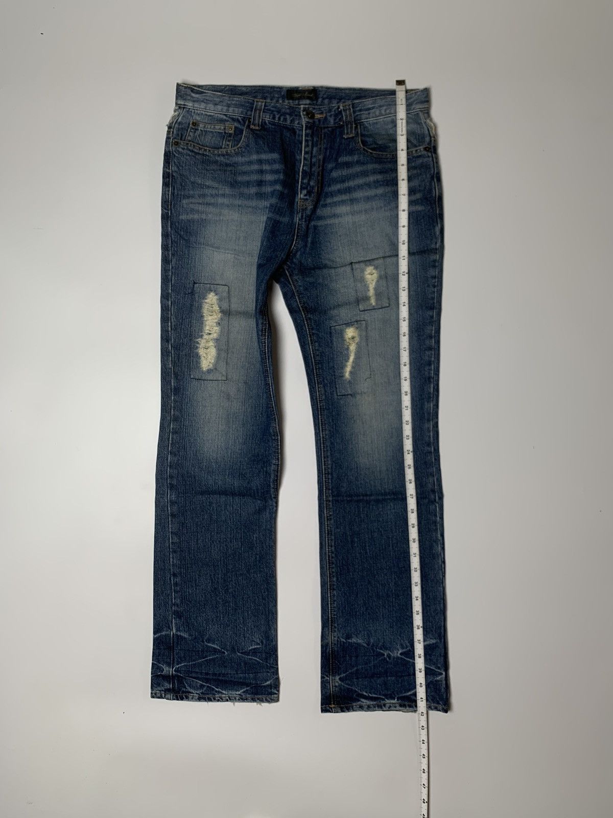 Japanese Brand × Vintage Beach sound distressed denim Size US 32 / EU 48 - 14 Thumbnail