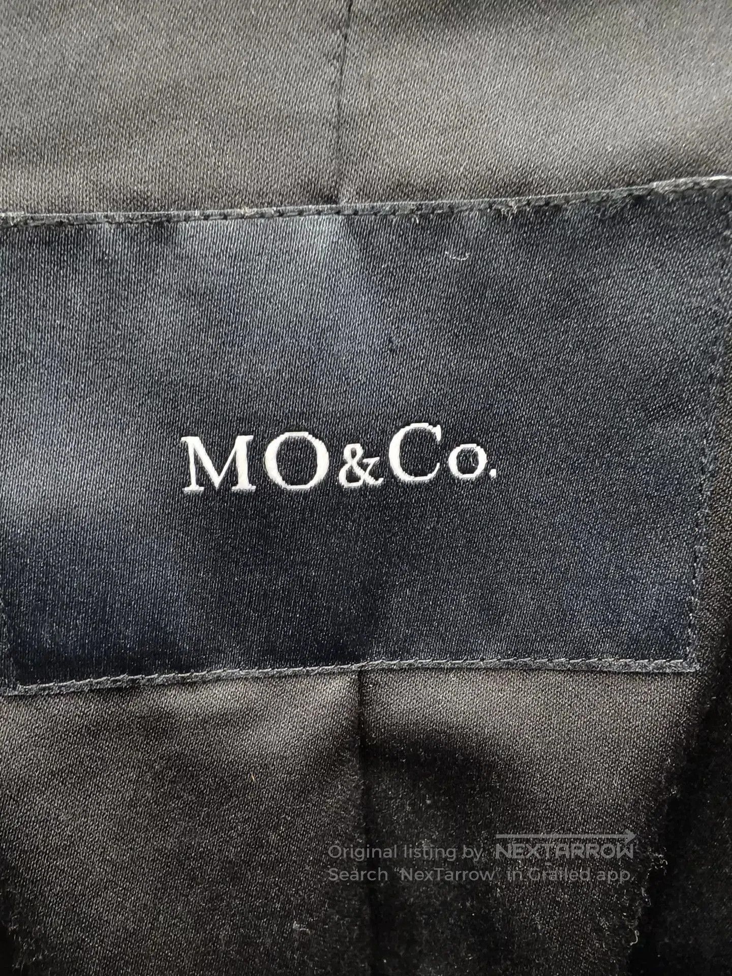 Japanese Brand Black Shearling Moto Jacket from MO&Co.. Size M / US 6-8 / IT 42-44 - 2 Thumbnail