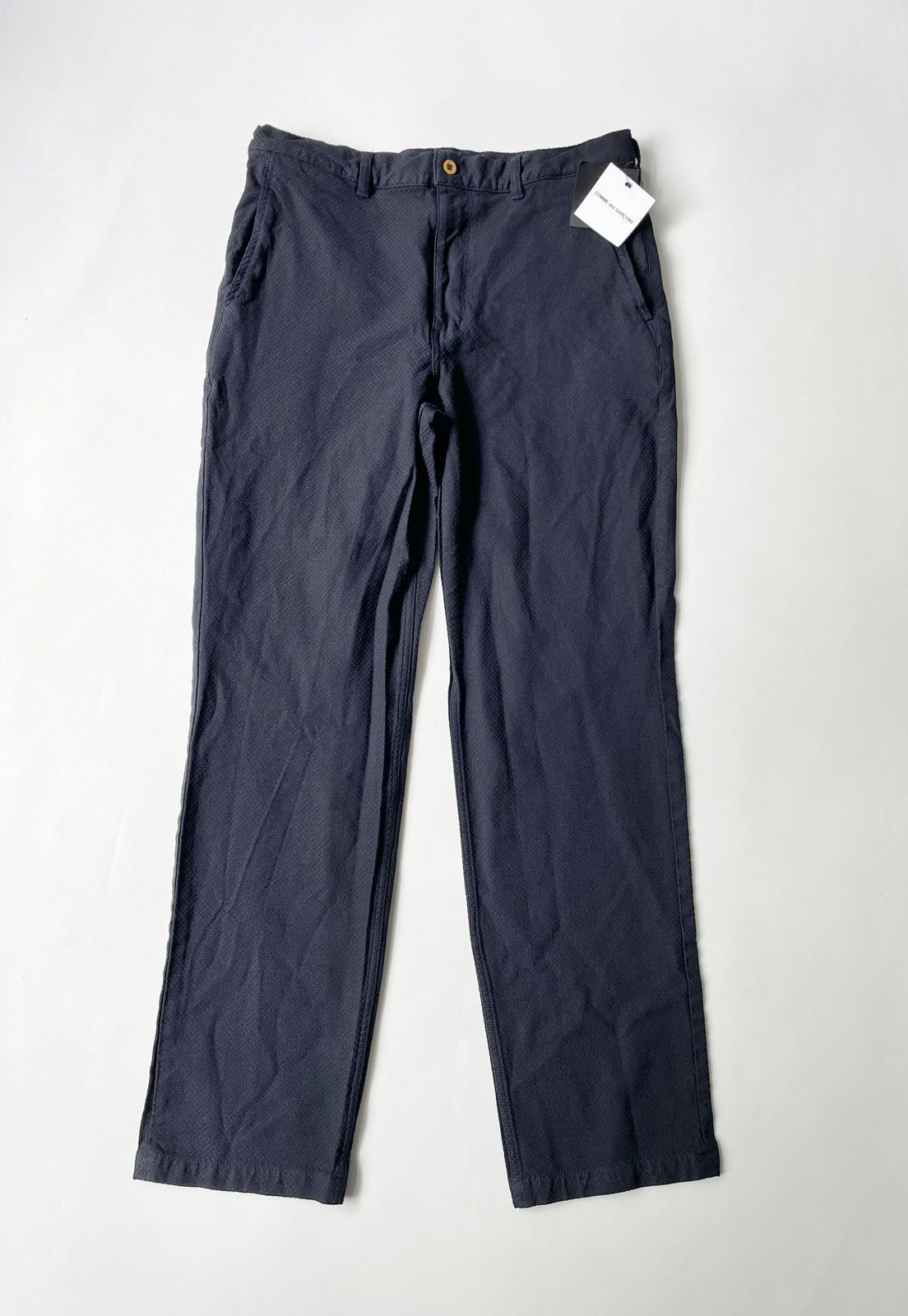 image of Comme Des Garcons x Comme Des Garcons Homme Deux A/w 12 Patterned Tech Twill Utility Trousers in Da
