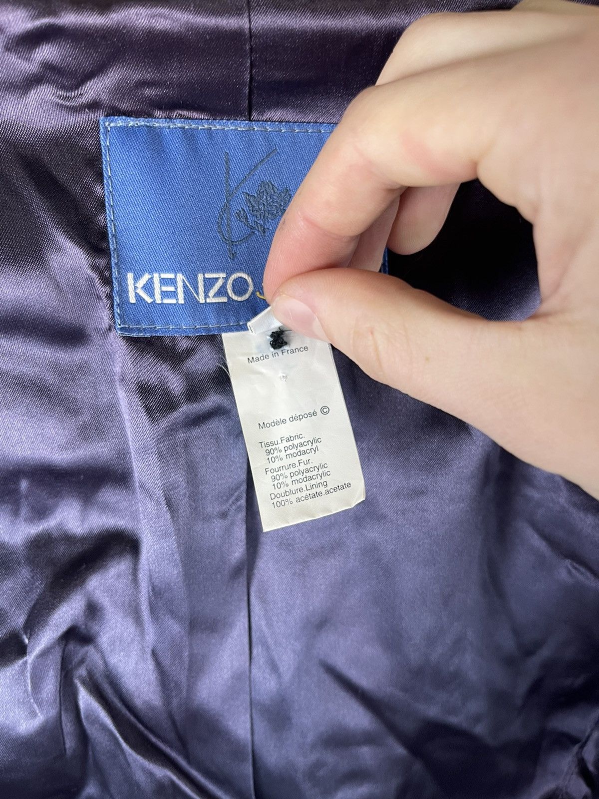 Kenzo Kenzo Jeans Embroidered Wool Blazer Dress Set Early 00s Gray Size L / US 10 / IT 46 - 11 Thumbnail