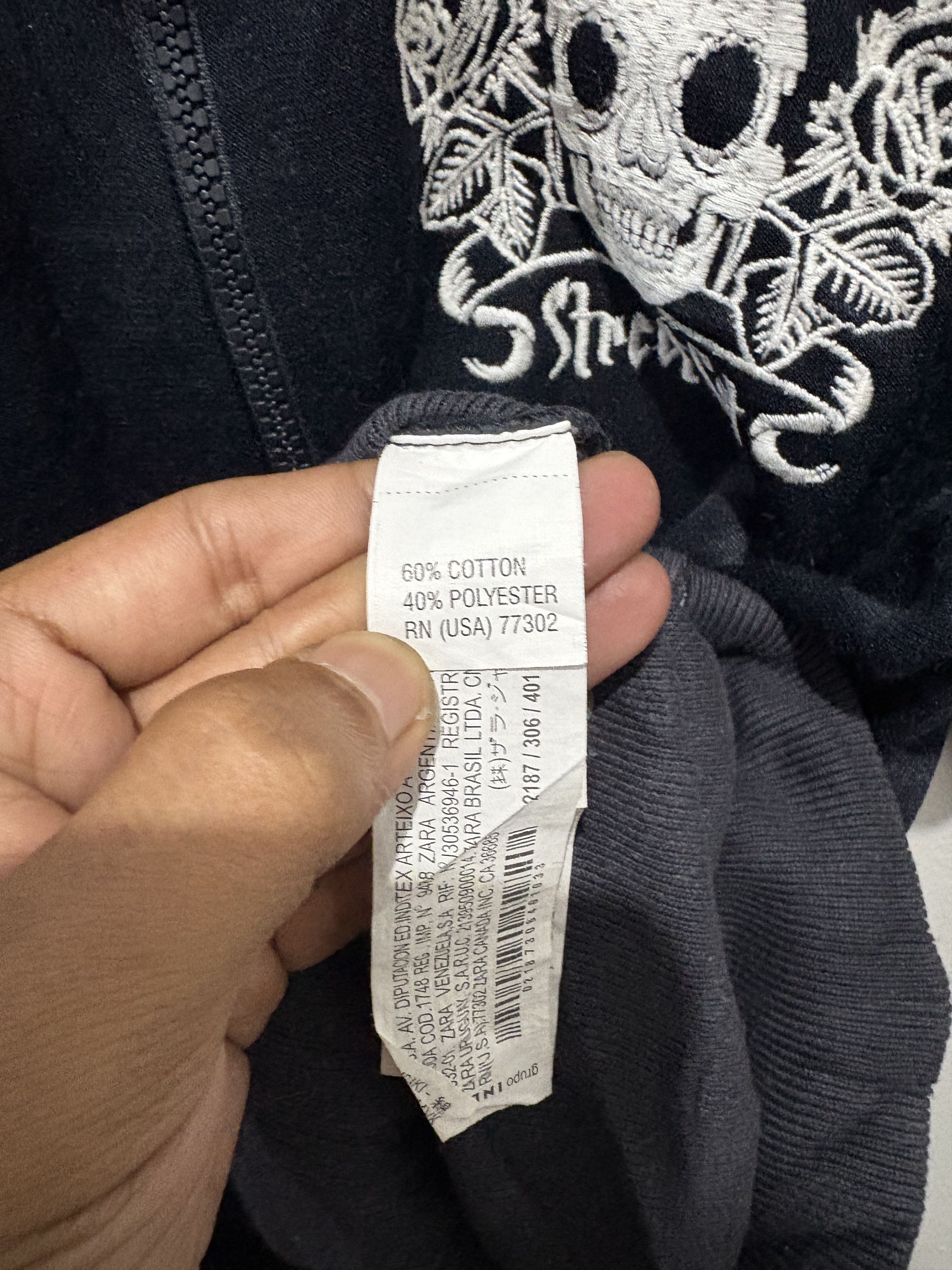 Zara Zara skull lucky 13 tracktop jacket Size US M / EU 48-50 / 2 - 6 Thumbnail