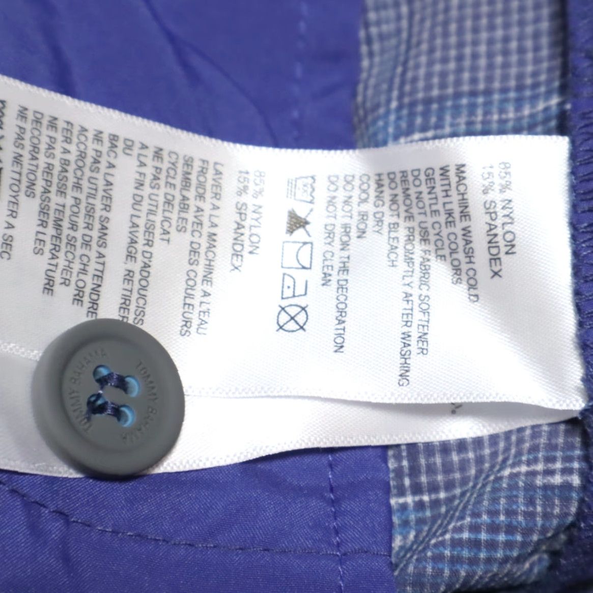Tommy Bahama Tommy Bahama High Stretch Chip Shot Nylon Woven Chino Shorts Blue Plaid Men’s 36 Size US 36 / EU 52 - 6 Thumbnail