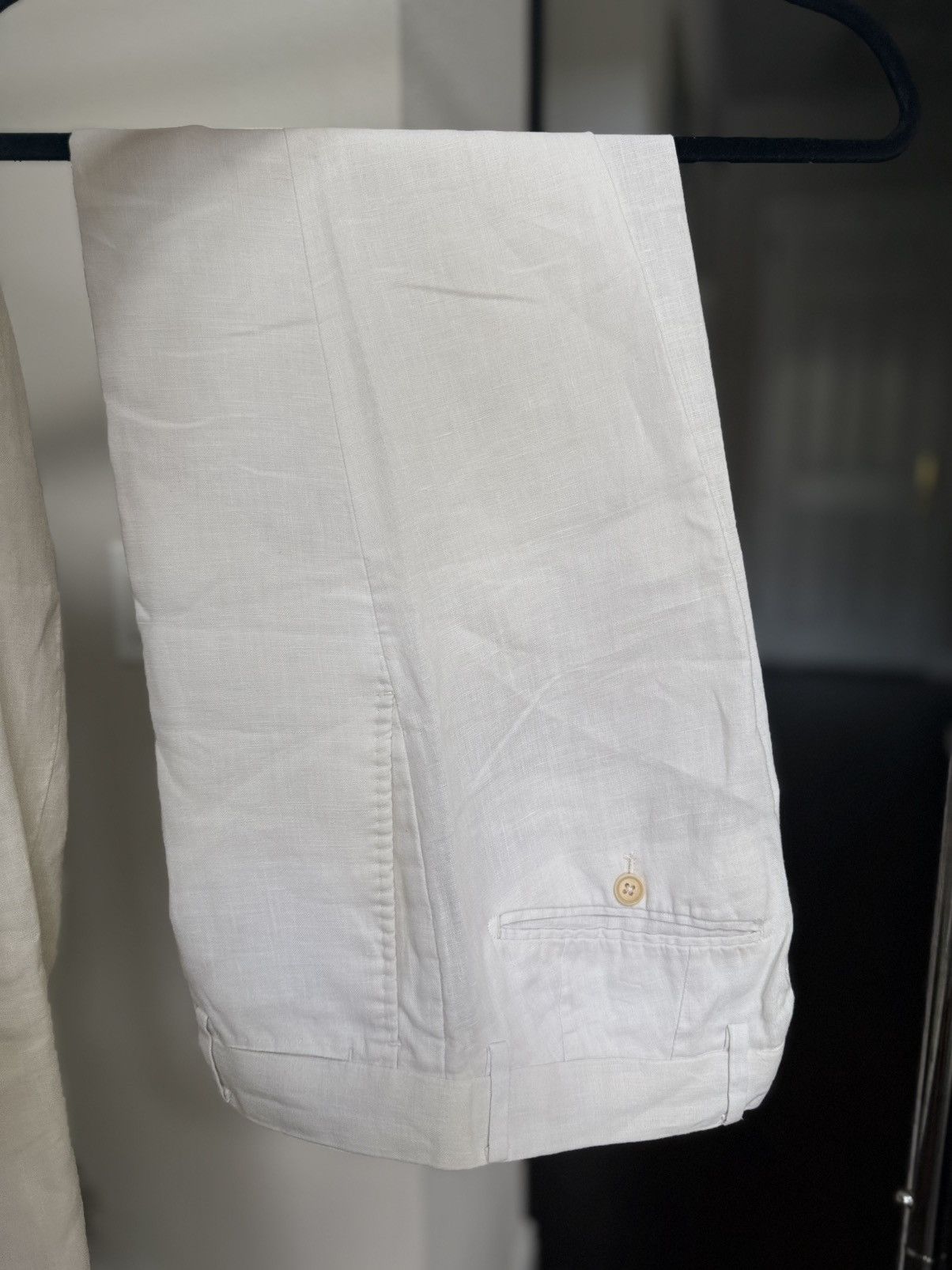 Other 100% Linen Gutteridge Double Breasted Blazer and Trousers Size 34R - 11 Thumbnail
