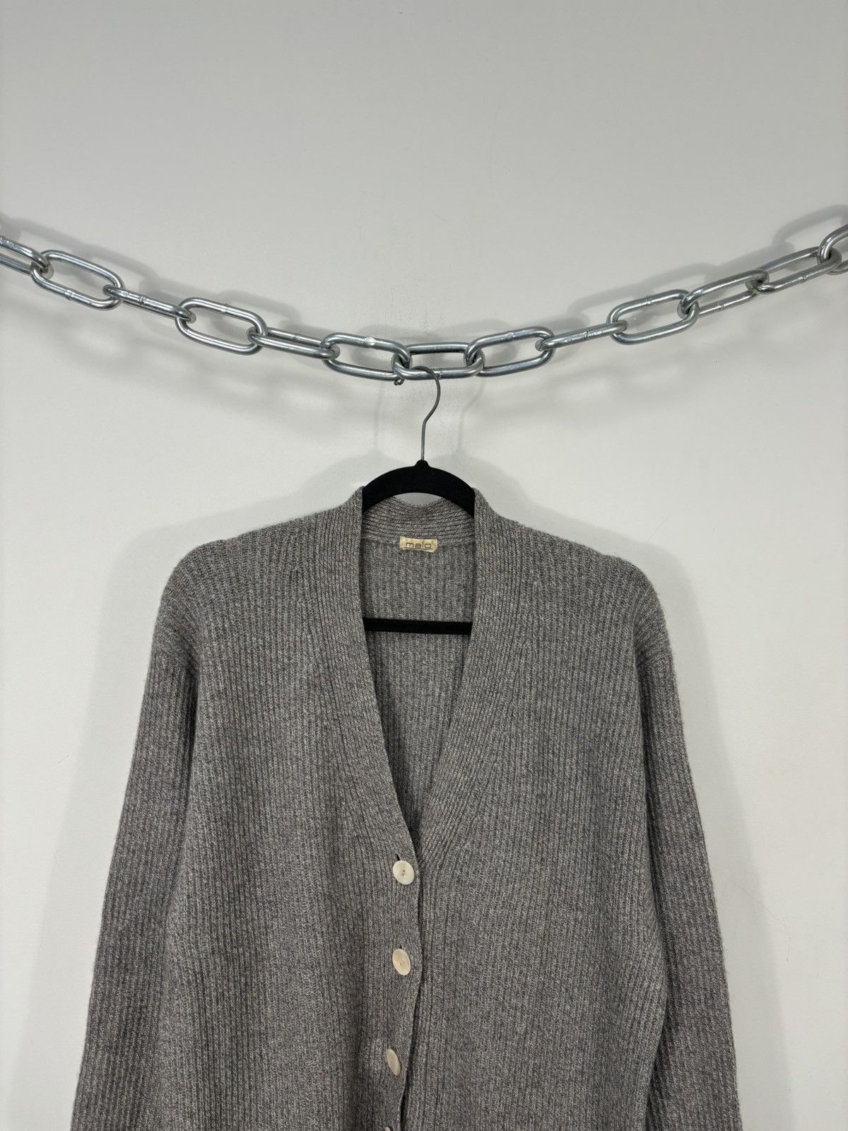 Malo MALO Women's Luxury Pocket Knit Cashmere Cardigan Sweater Size L / US 10 / IT 46 - 2 Thumbnail