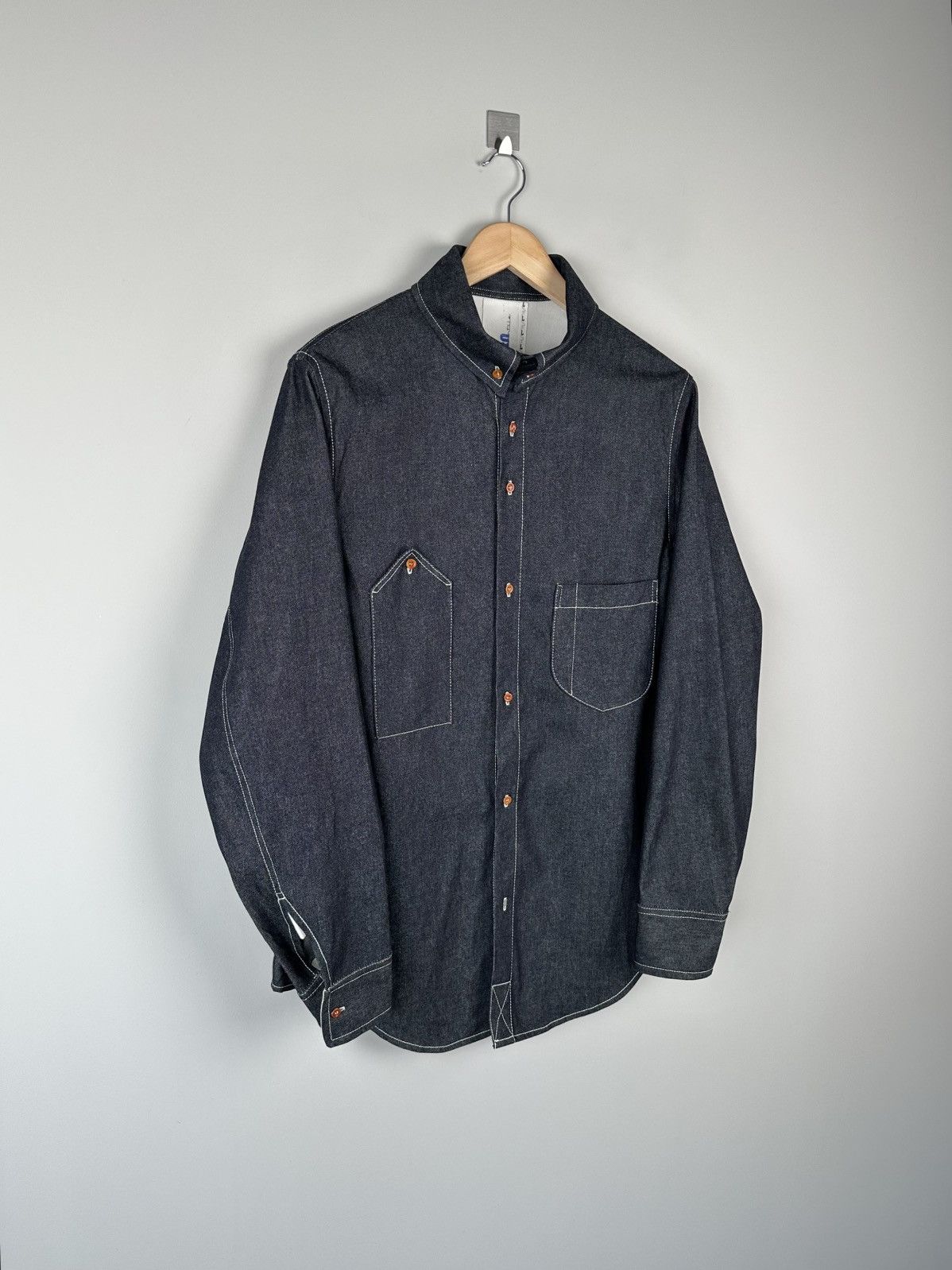 Nigel Cabourn Arn Mercantile Nigel Cabourn Denim Shirt Button Up Size US L / EU 52-54 / 3 - 3 Thumbnail