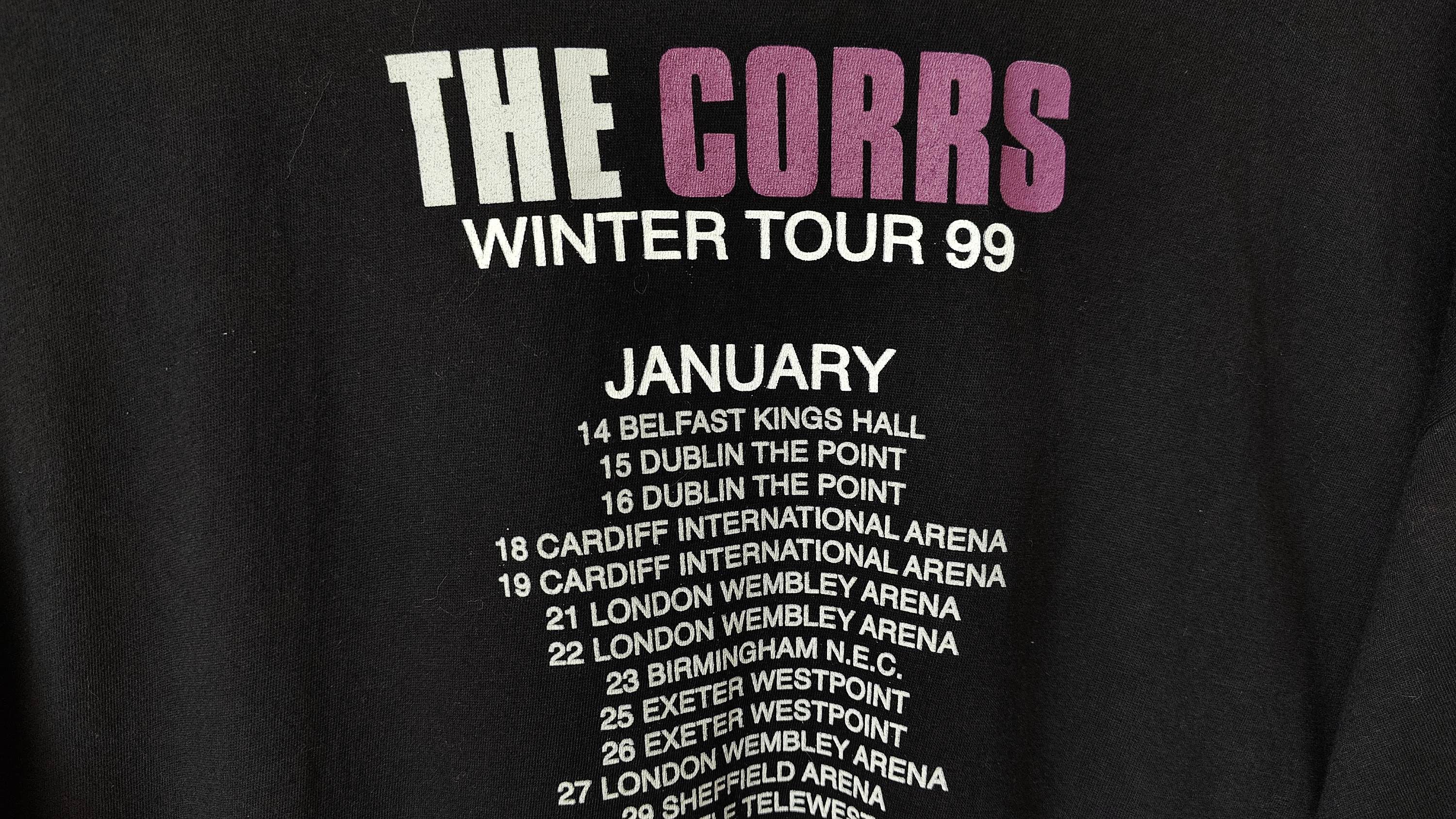 Band Tees The Corrs 1999 Winter Tour VTG Vintage Band Tshirt Size US XL / EU 56 / 4 - 5 Thumbnail