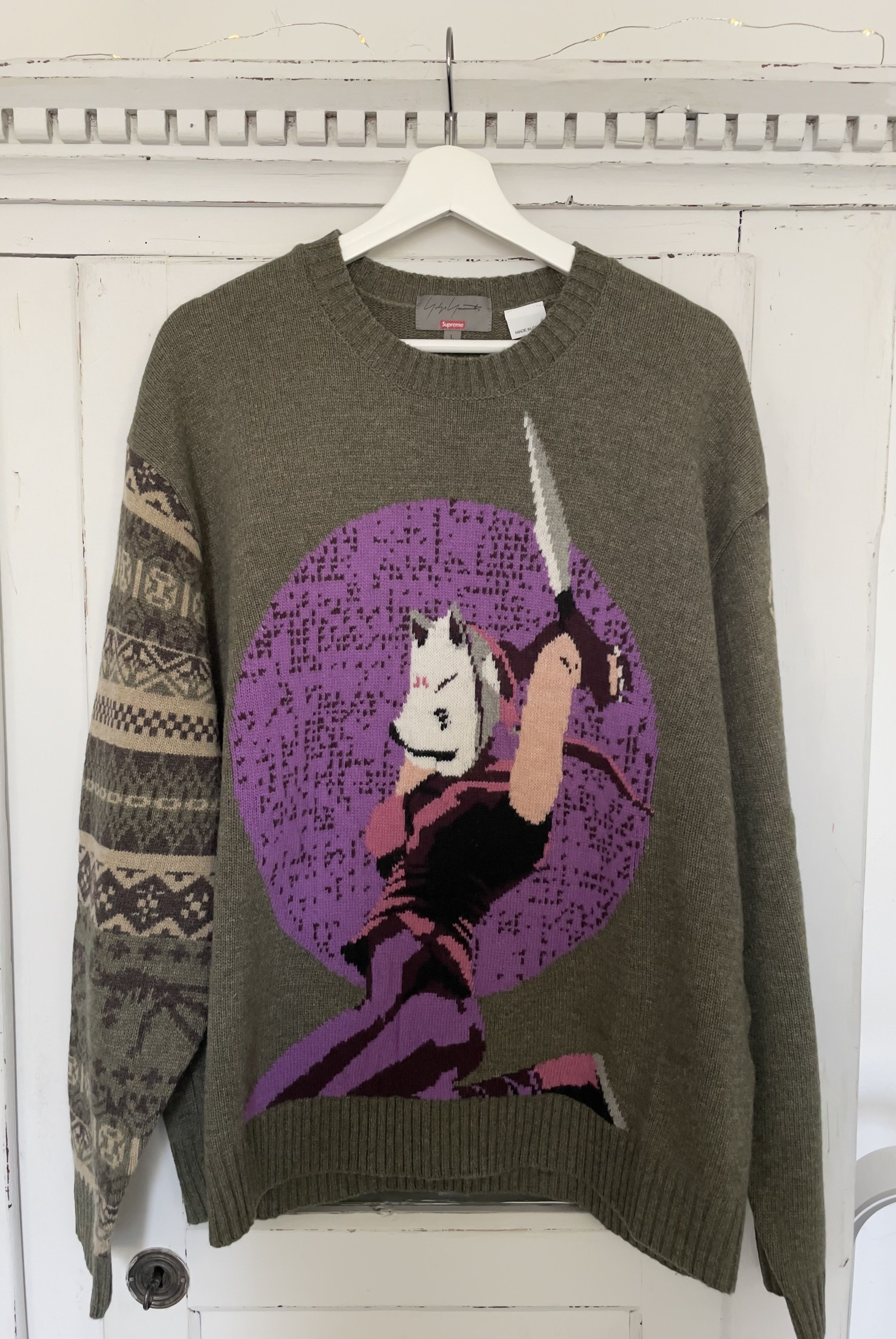 トップス Supreme18ss Tapestry Sweater Supreme 18ss tapestry sweater - Gem