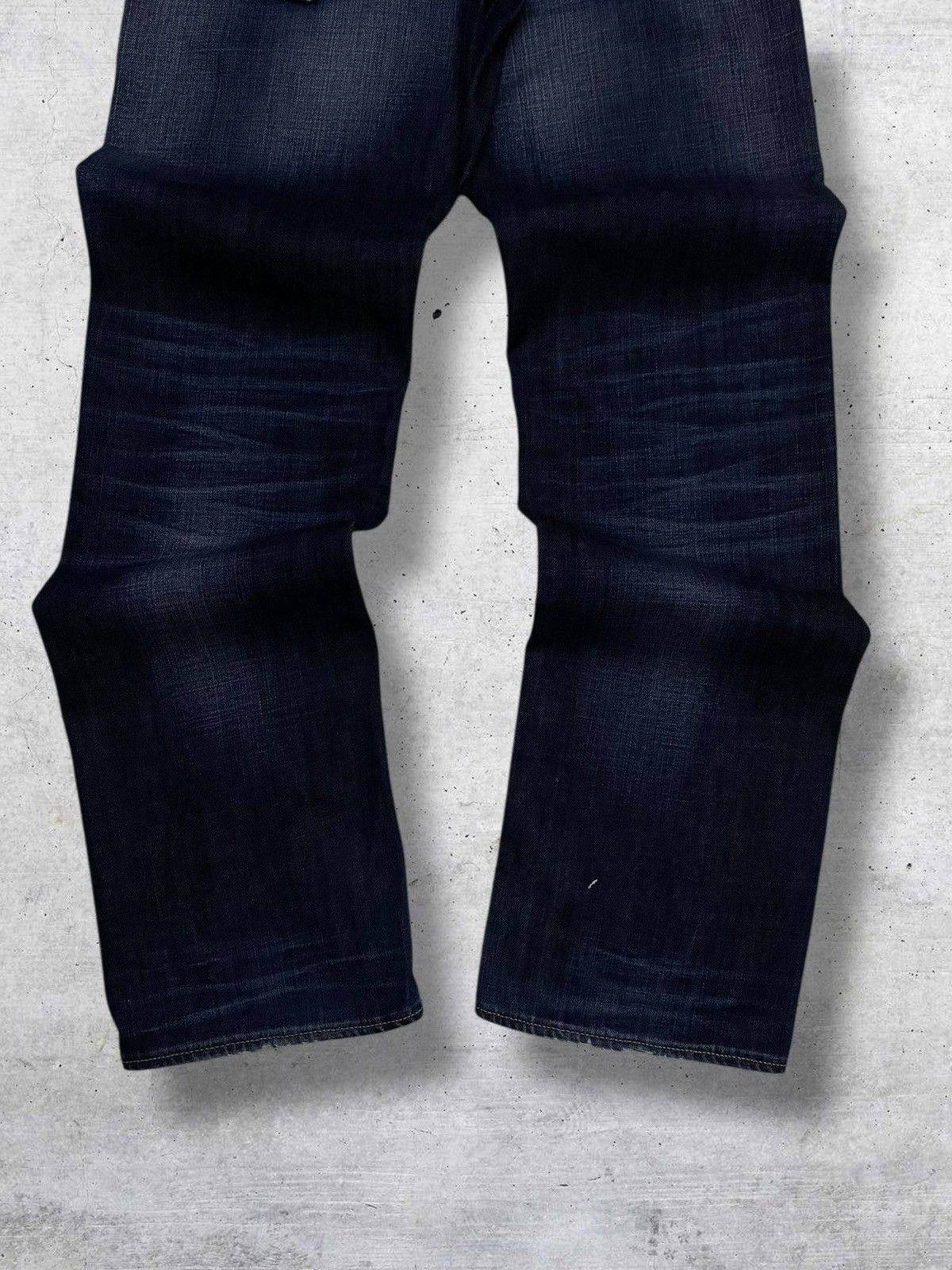 Hysteric Glamour VINTAGE BLOOD & GLITTER DISTRESSING DARK INDIGO ROCK DENIM Size US 29 - 10 Thumbnail