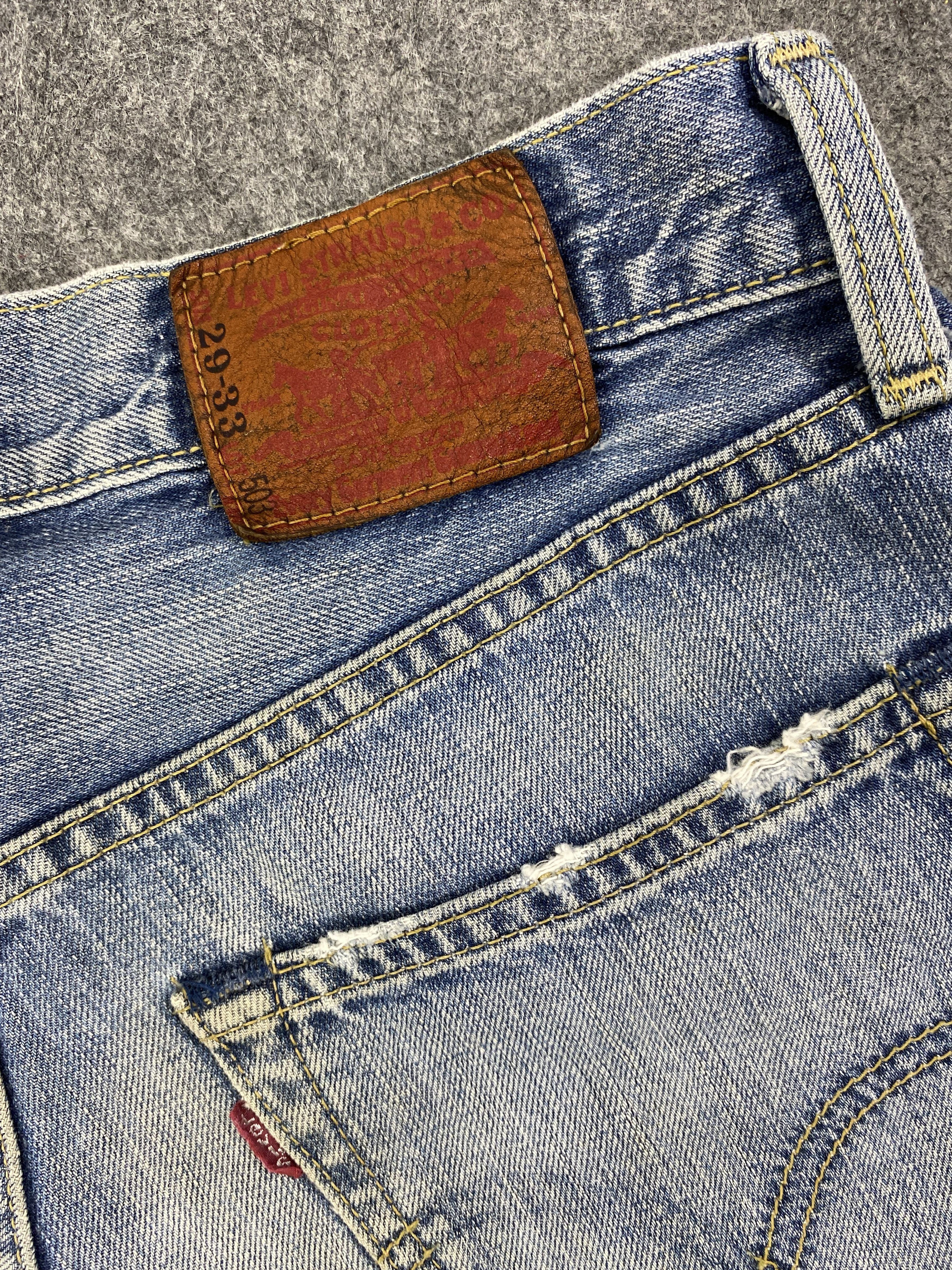 Levi's Distressed Blue Wash Vintage Levi's 503 30x34.5 Denim JN2065 Size US 30 / EU 46 - 10 Thumbnail