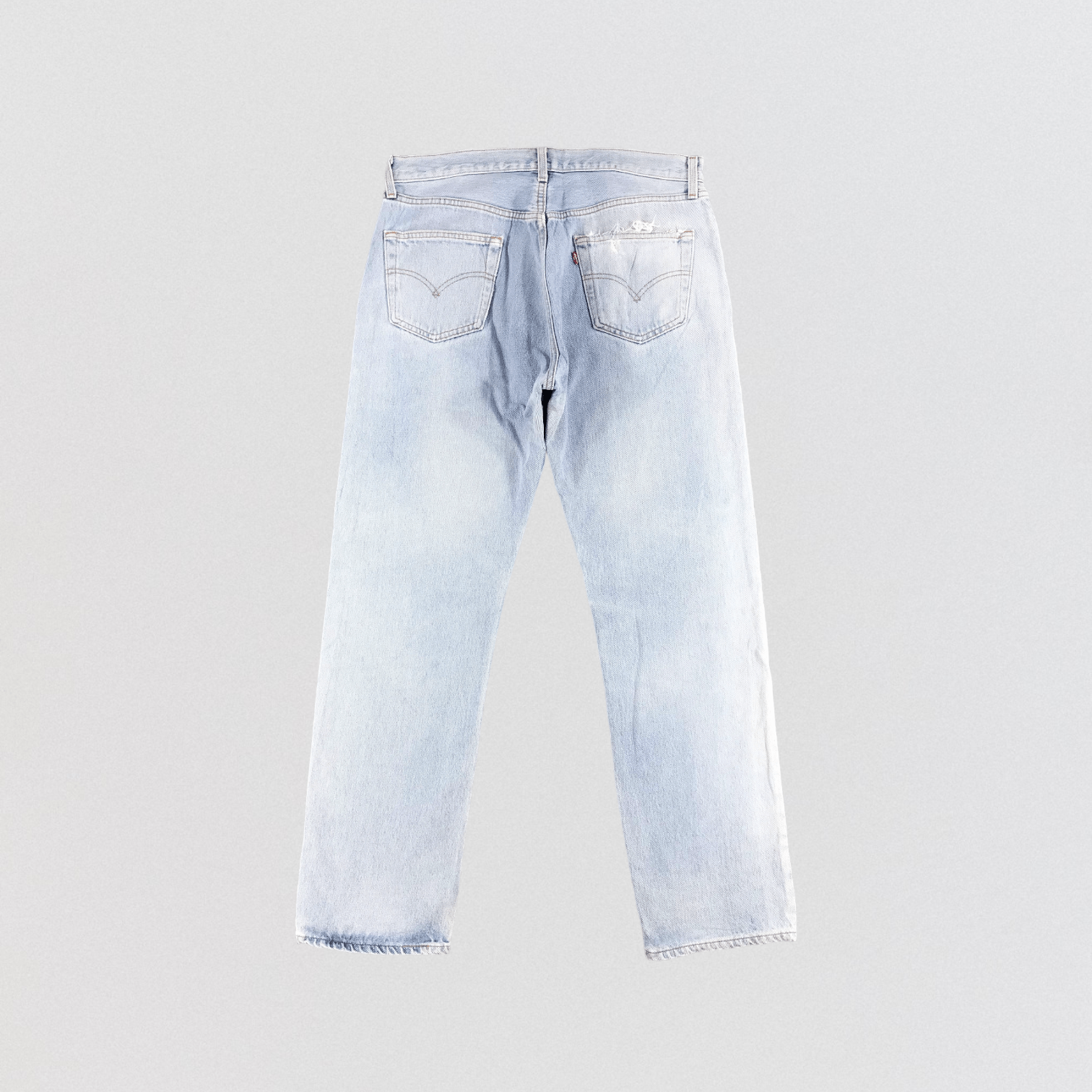 Levi's × Vintage Vintage 90s Light Wash Levis 501 Jeans-JM2079 Size US 36 / EU 52 - 2 Thumbnail