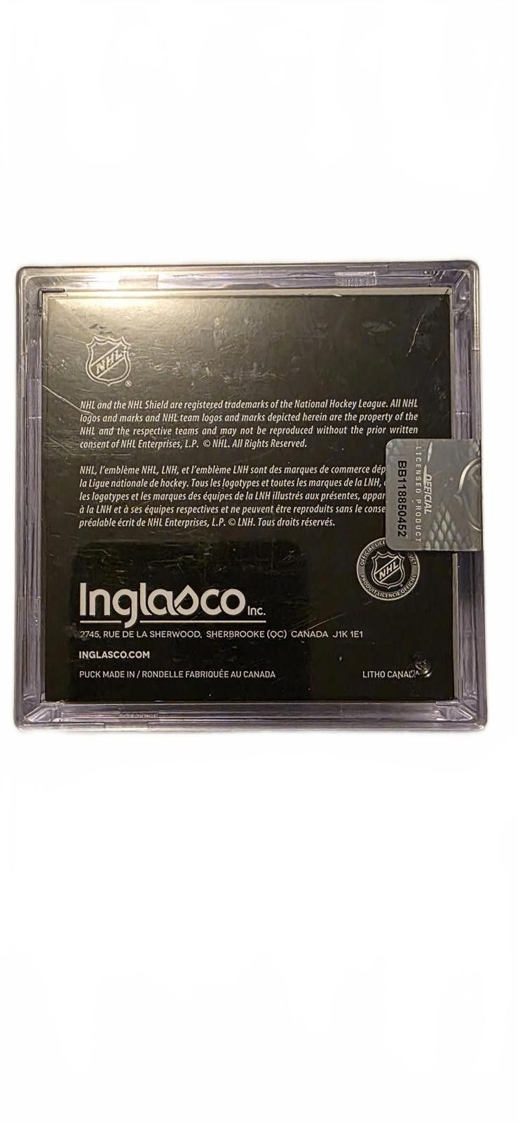 NHL Vancouver Canucks 2021 Model Official Game Hockey Puck Size ONE SIZE - 2 Thumbnail