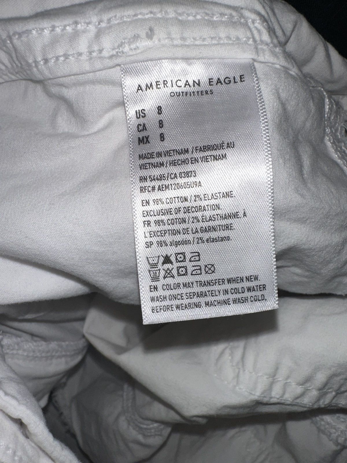 American Eagle Outfitters American Eagle Outfitters White Basic mini cargo shorts Size 30" / US 8 / IT 44 - 4 Thumbnail