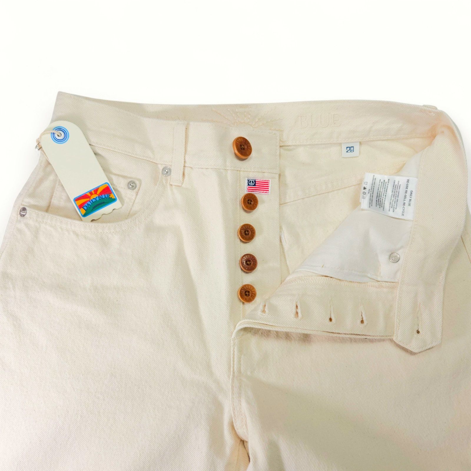 AG Adriano Goldschmied Daily Blue Adriano Goldschmied Hype Crop Jeans Denim 28x25 Size 28" / US 6 / IT 42 - 8 Thumbnail