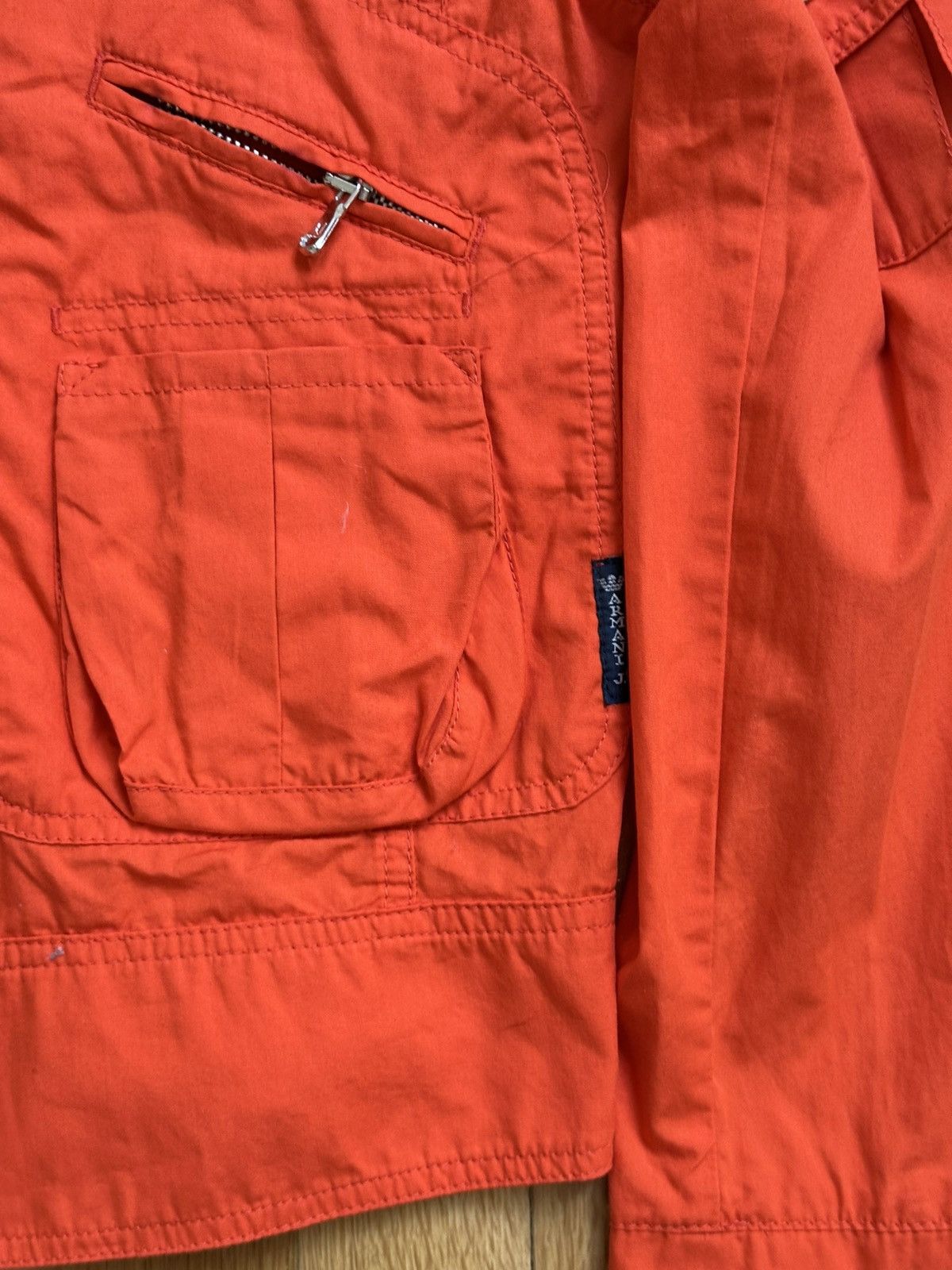 Armani Jeans Vintage 90s Archive Cropped Multi-pocket Jacket