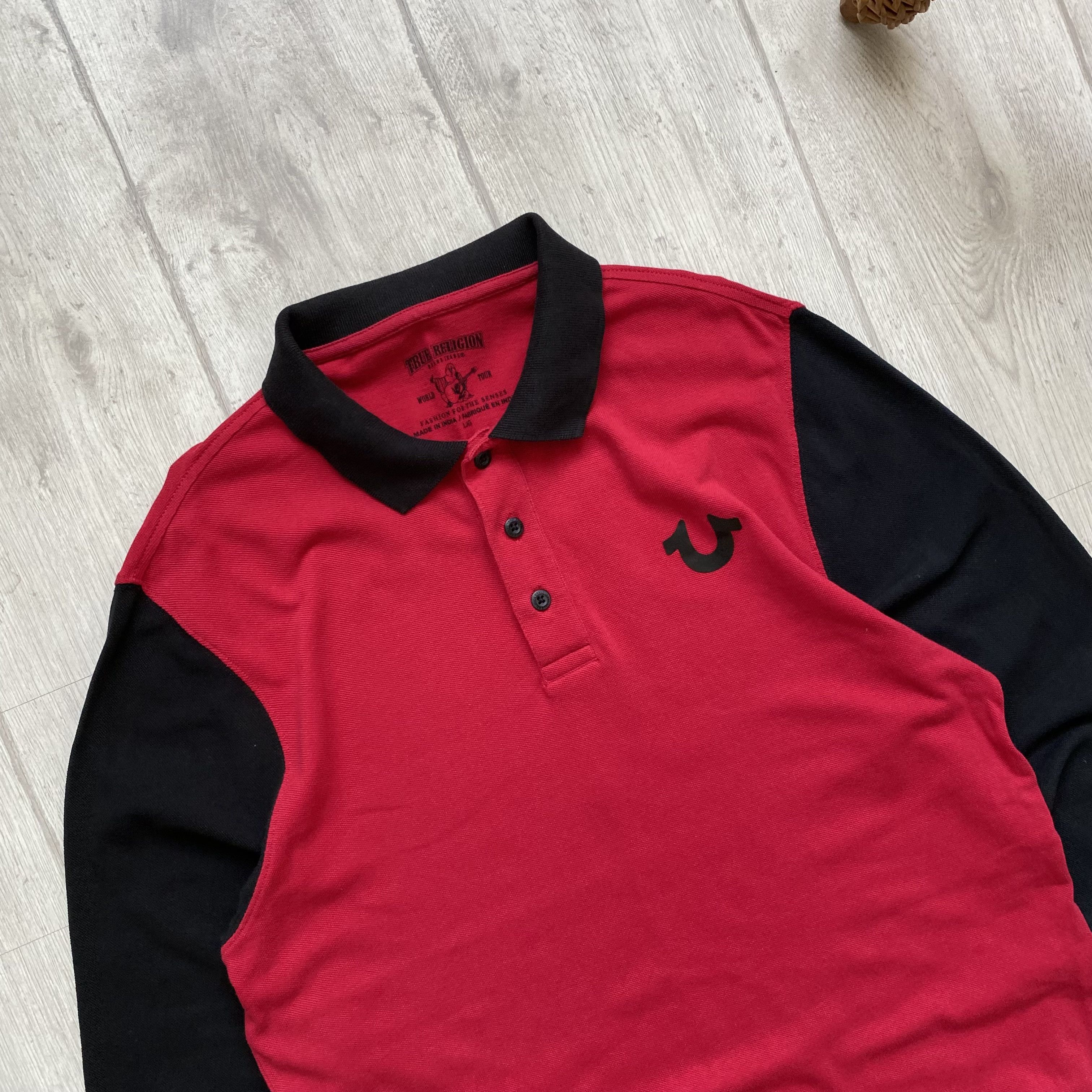 True Religion TRUE RELIGION Polo Rugby shirt long sleeve Y2K Size US L / EU 52-54 / 3 - 2 Thumbnail