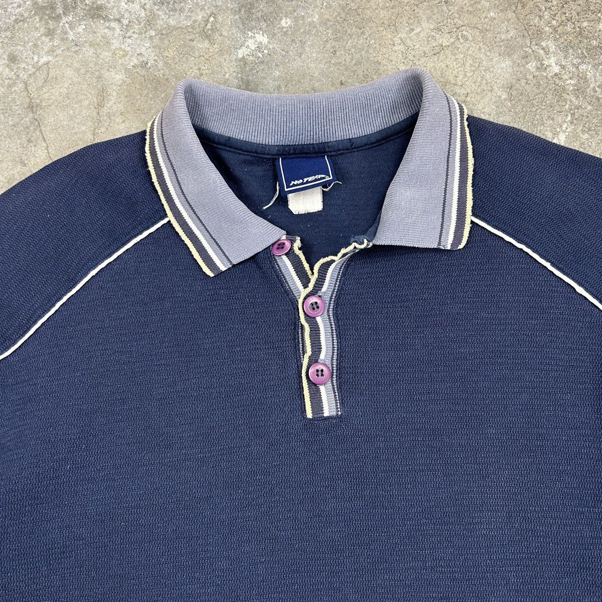 No Fear × Vintage 1990s No Fear Polo Size US XL / EU 56 / 4 - 2 Thumbnail