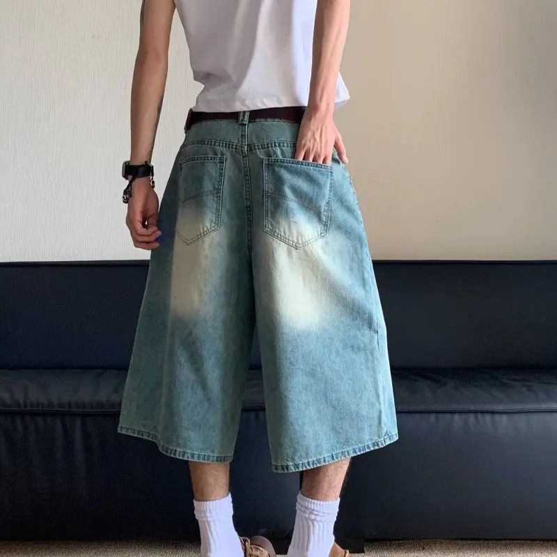 Japanese Brand × Jean Retro loose straight leg wide leg jeans Size US 32 / EU 48 - 2 Thumbnail