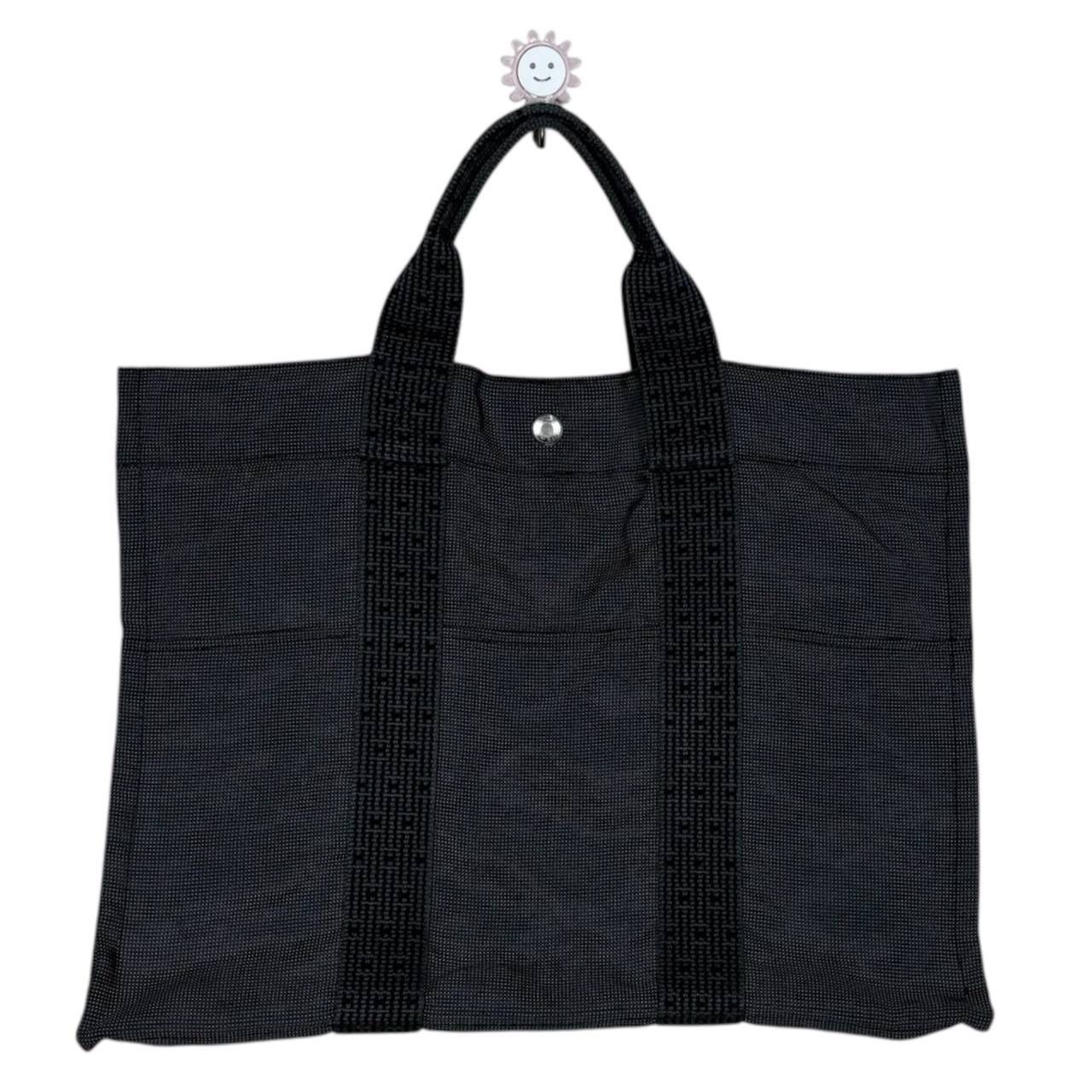 Hermes Hermes Herline Tote MM Canvas Bag Air Line Tote Bag Gray Size ONE SIZE - 2 Thumbnail